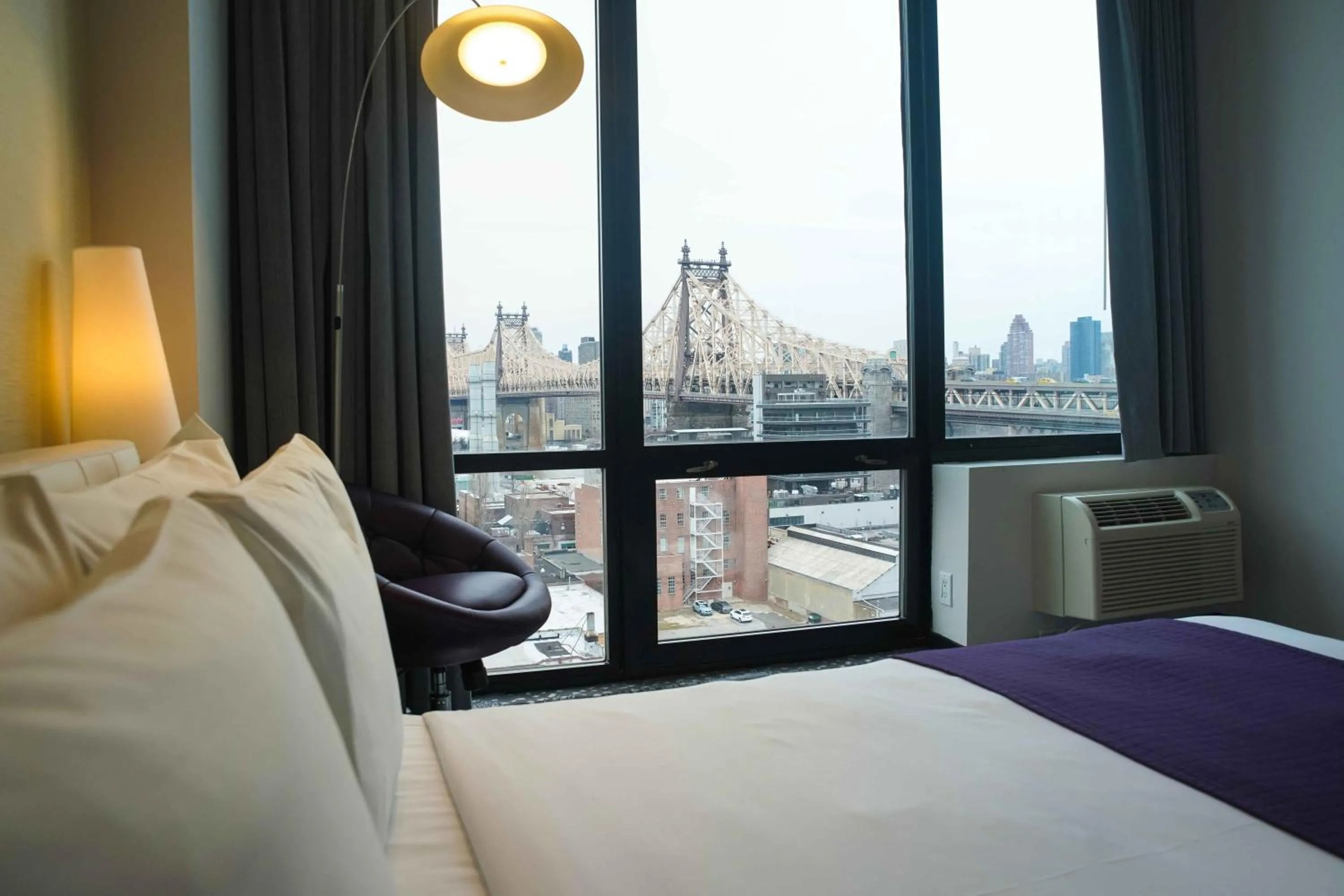 City view, Bed in Z NYC Hotel