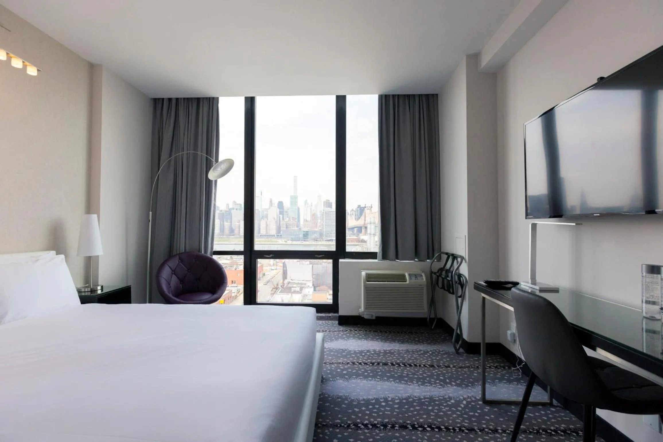 Bed in Z NYC Hotel