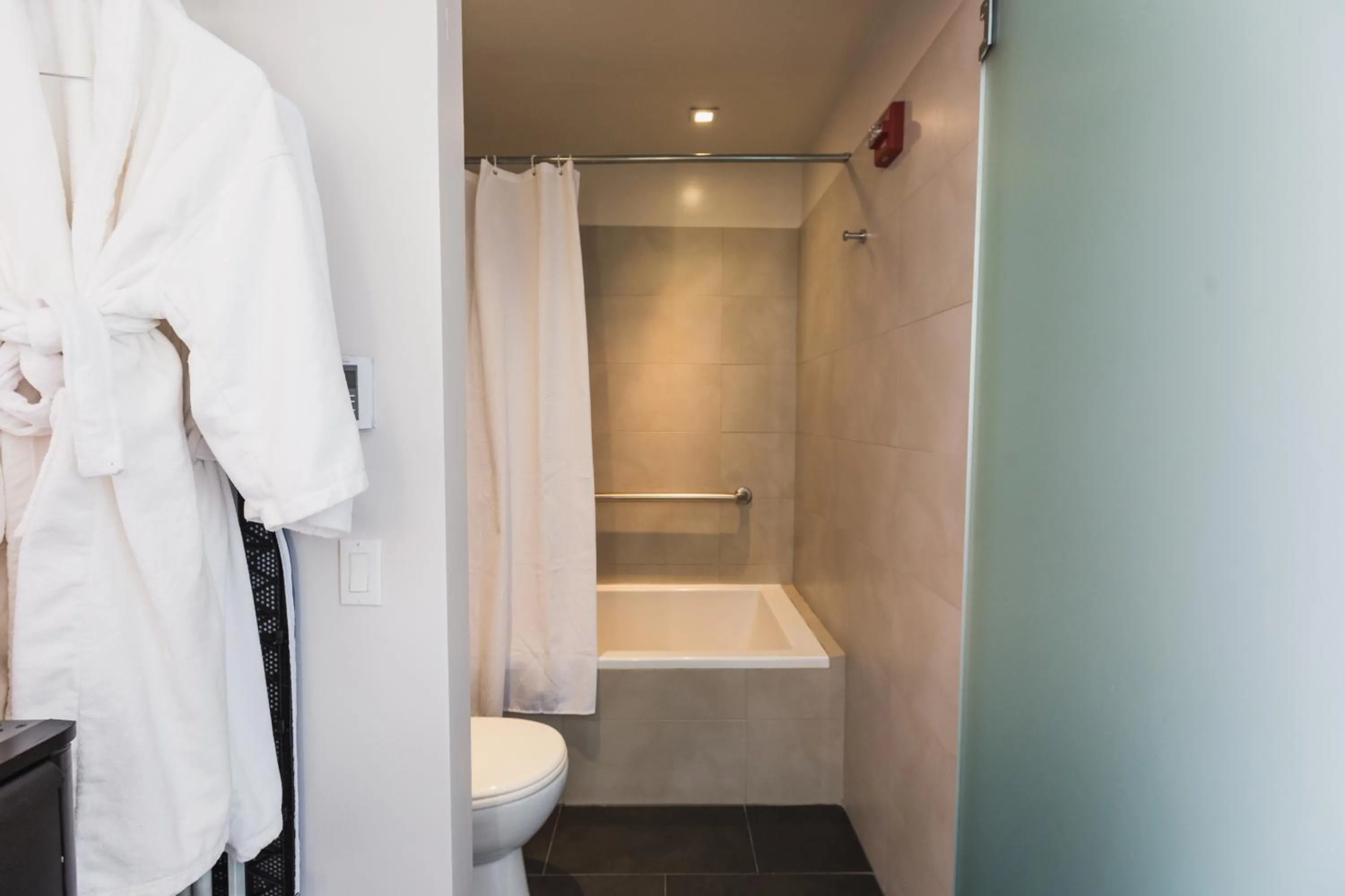 Bathroom in Z NYC Hotel
