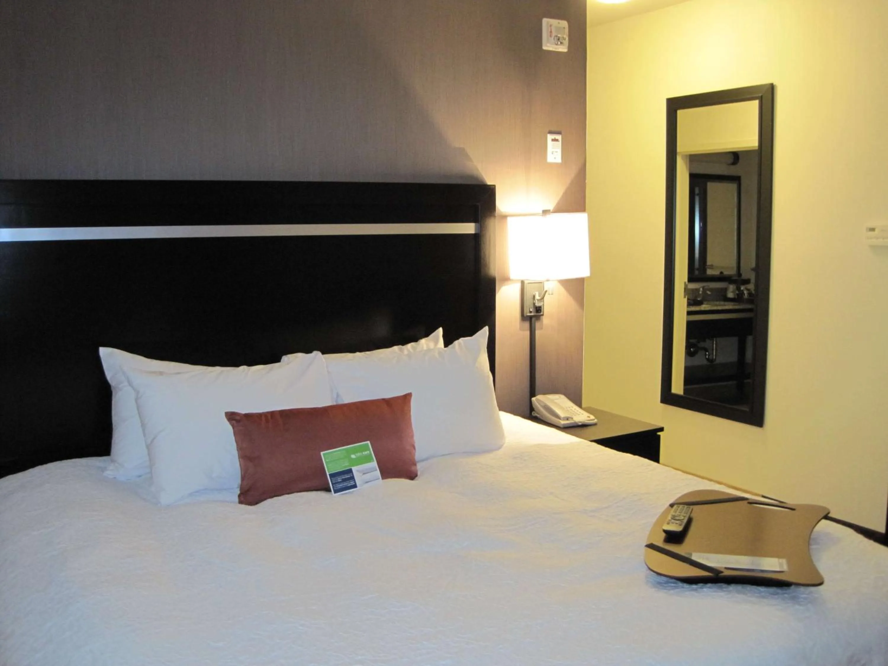 Bed in Hampton Inn by Hilton Fort Saskatchewan
