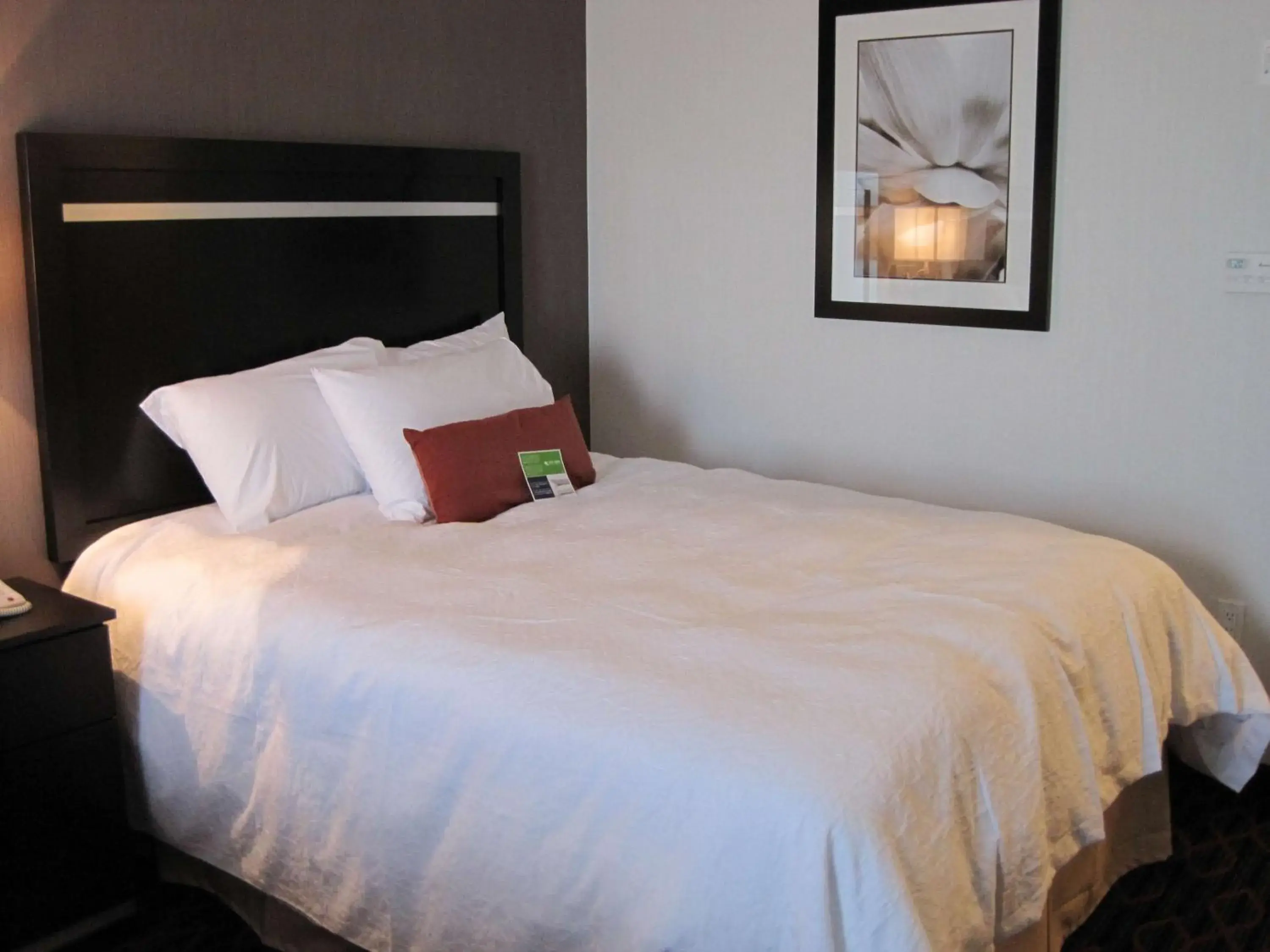 Bed in Hampton Inn by Hilton Fort Saskatchewan Bed in Hampton Inn by Hilton Fort Saskatchewan