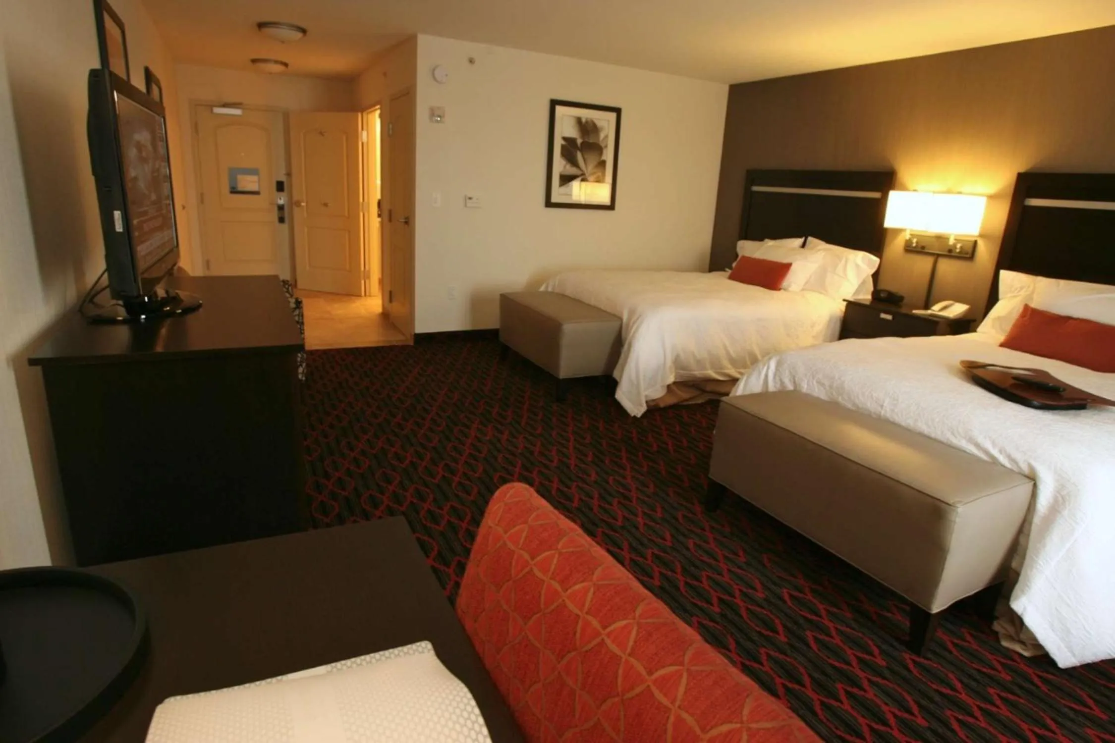 Bed in Hampton Inn by Hilton Fort Saskatchewan