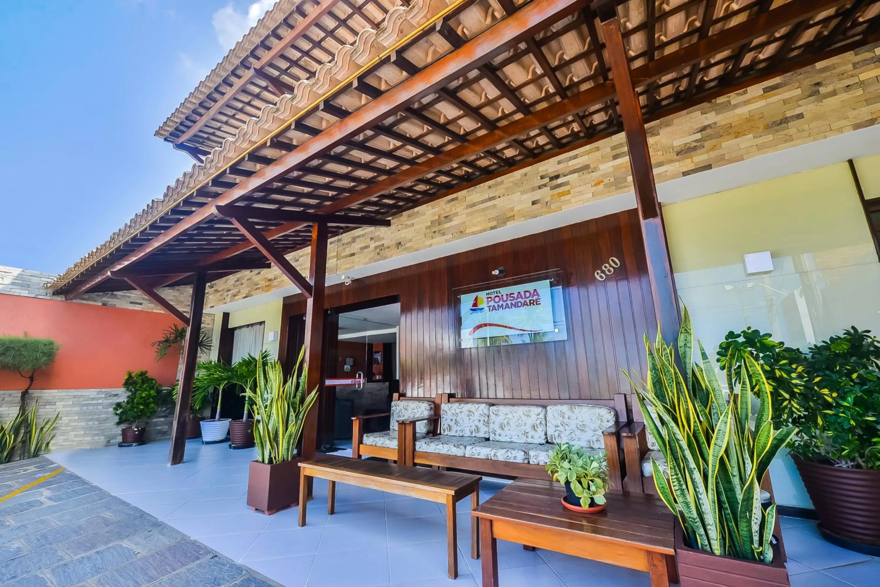 Facade/entrance in Hotel Pousada Tamandaré - PB