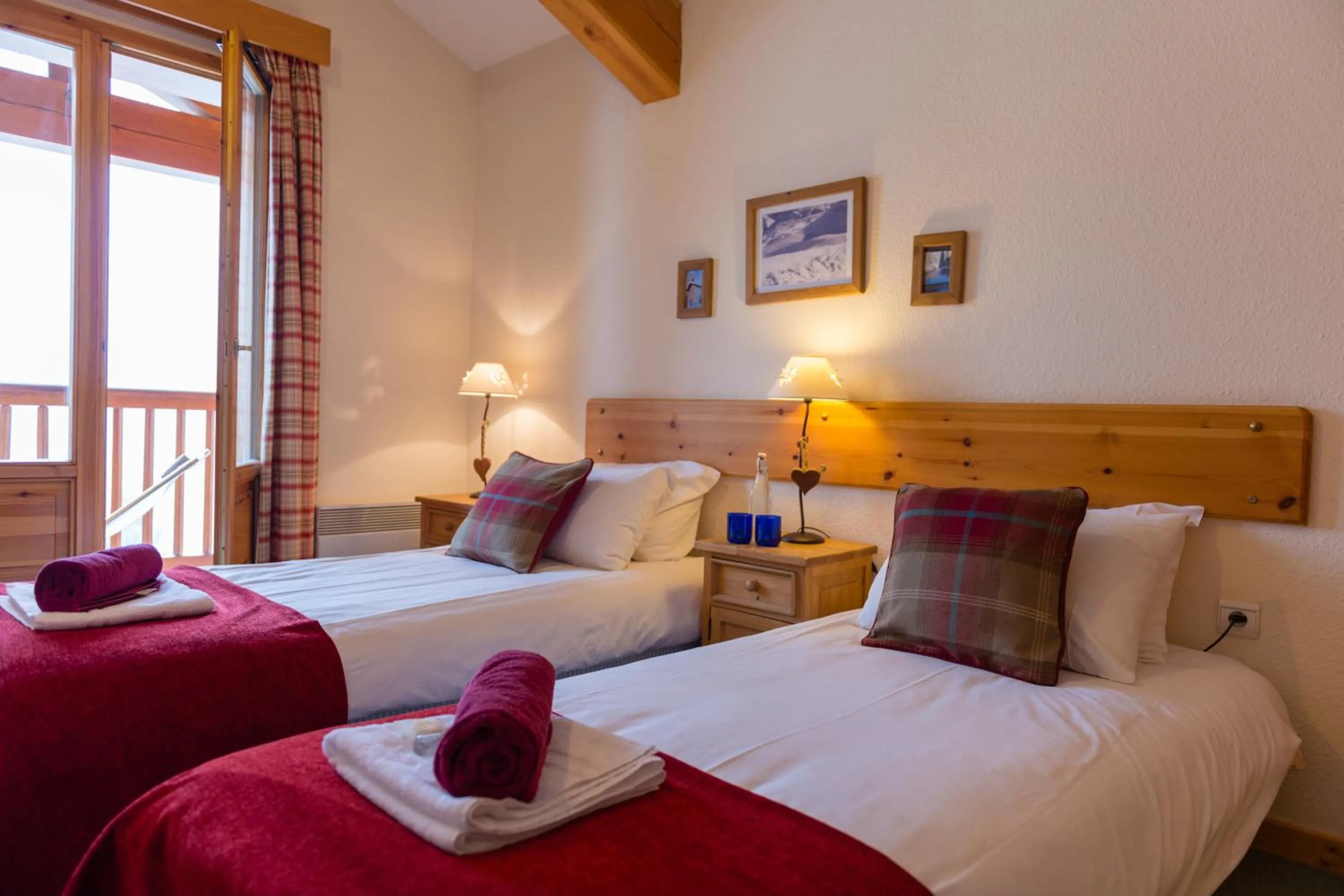 Bedroom in Chalet Coeur des Brévières by Chalet Chardons