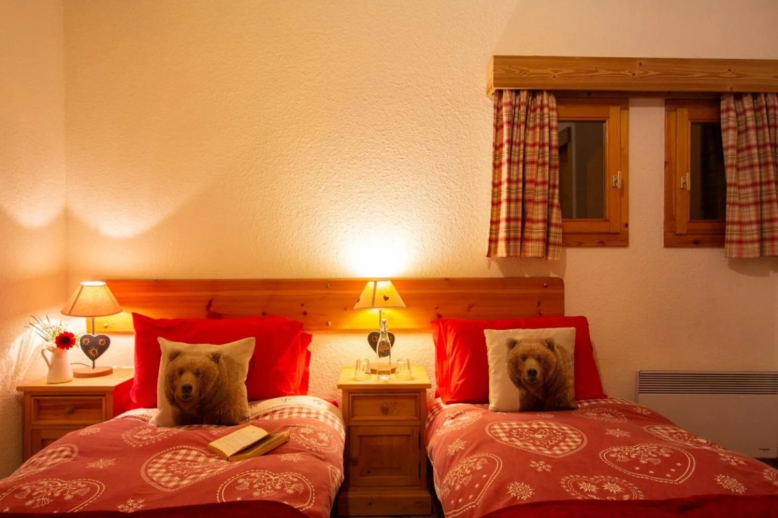 Bedroom in Chalet Coeur des Brévières by Chalet Chardons