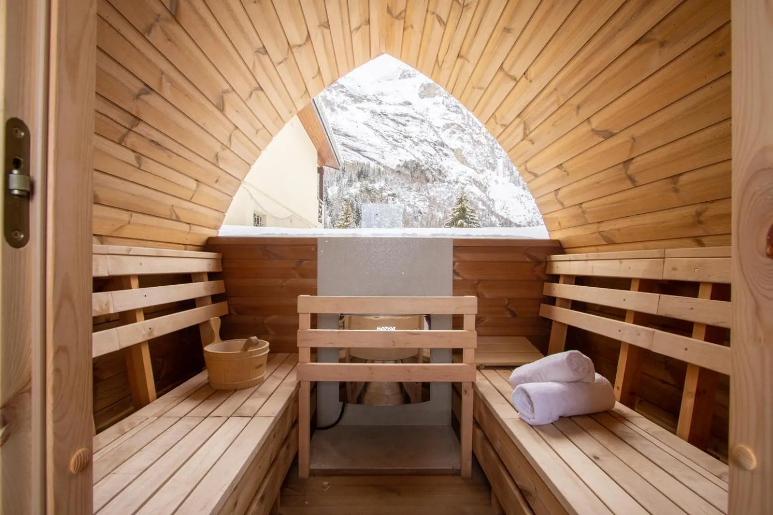 Sauna in Chalet Coeur des Brévières by Chalet Chardons