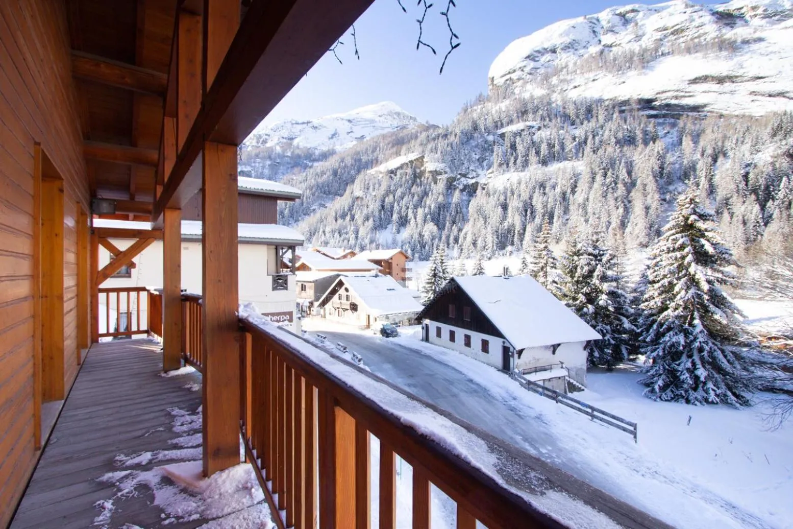 Balcony/Terrace in Chalet Coeur des Brévières by Chalet Chardons