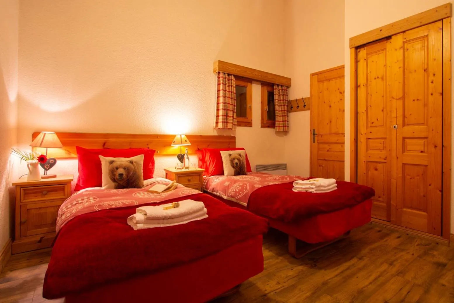 Bedroom in Chalet Coeur des Brévières by Chalet Chardons
