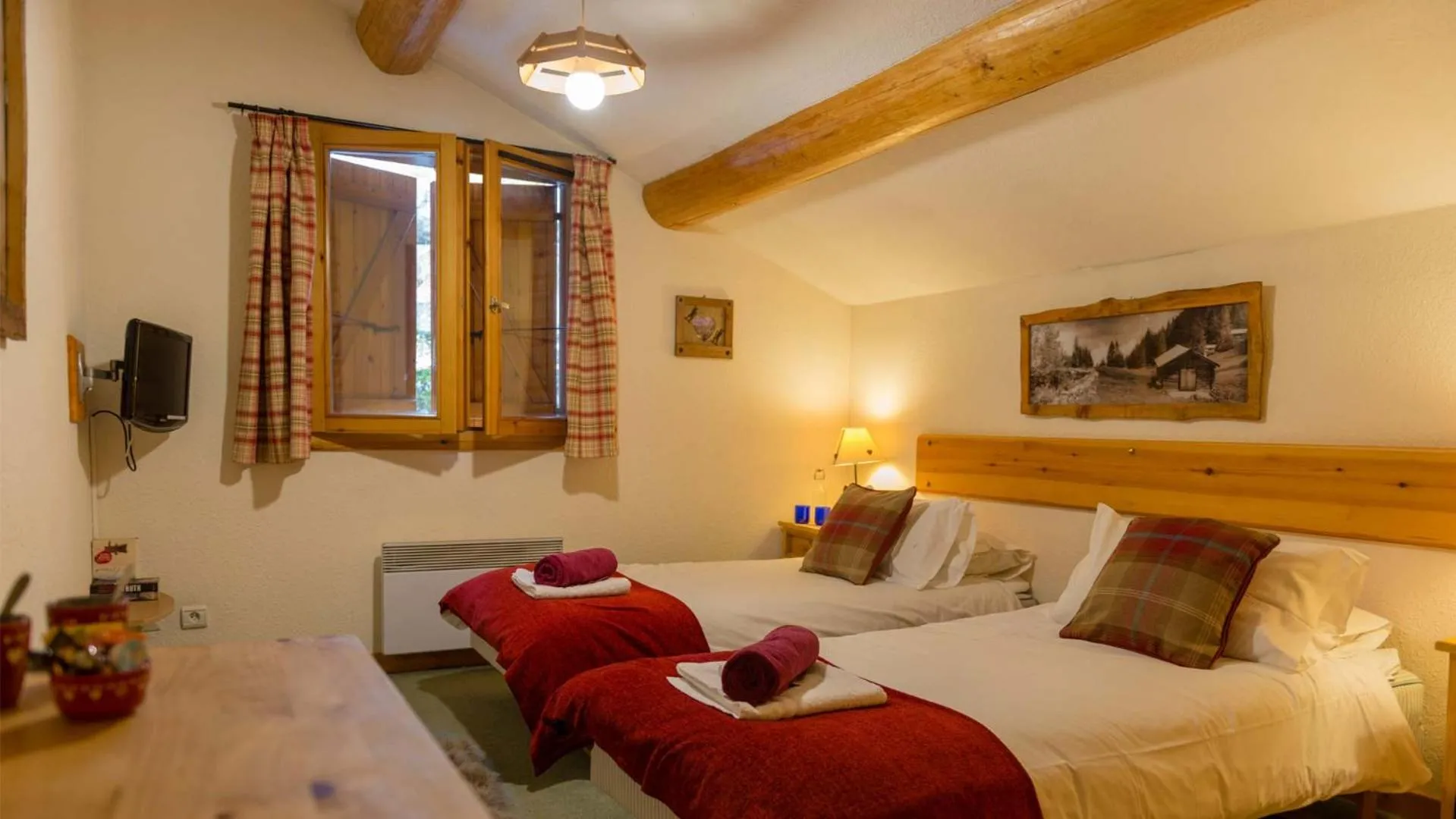 Bedroom in Chalet Coeur des Brévières by Chalet Chardons