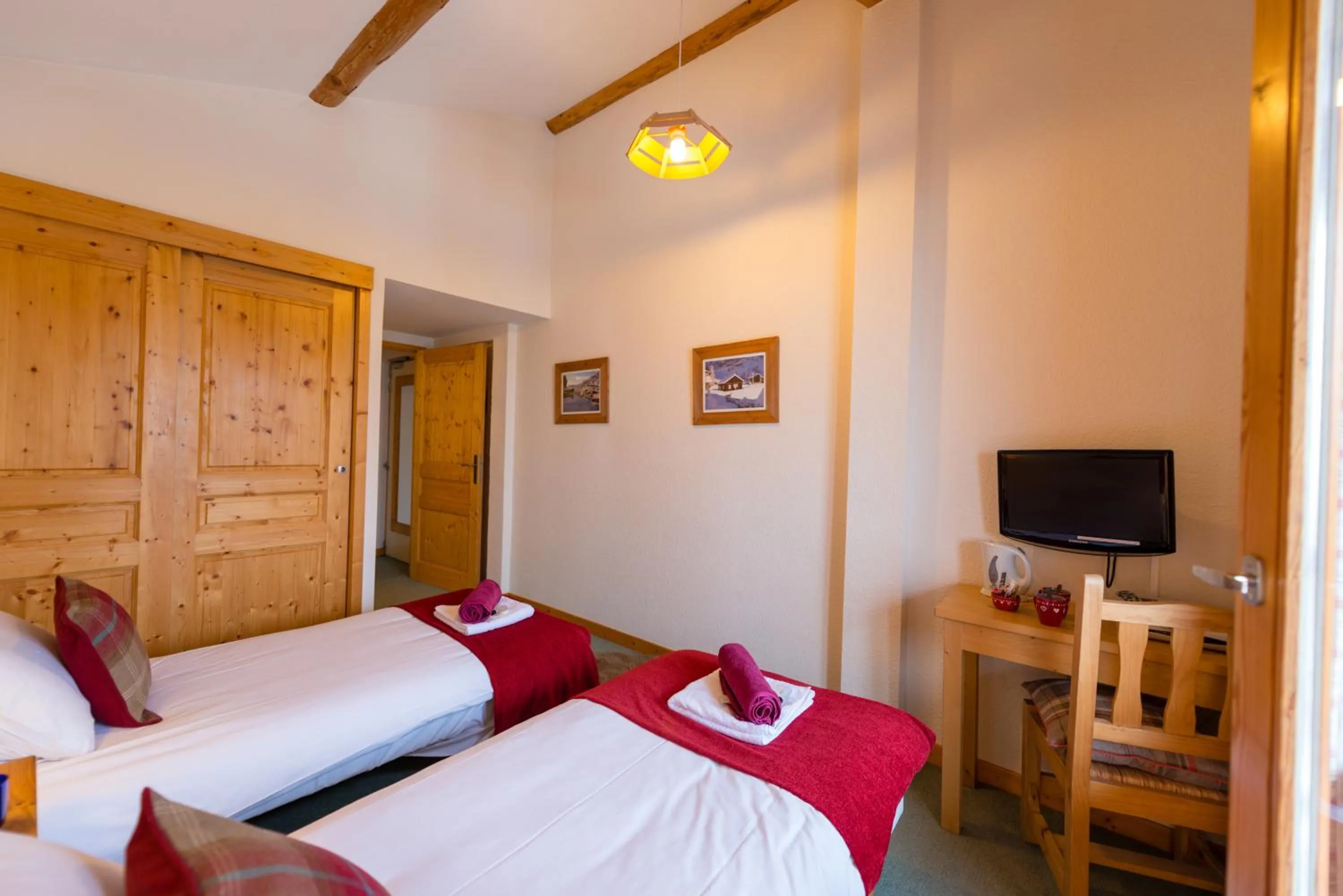 Bedroom in Chalet Coeur des Brévières by Chalet Chardons