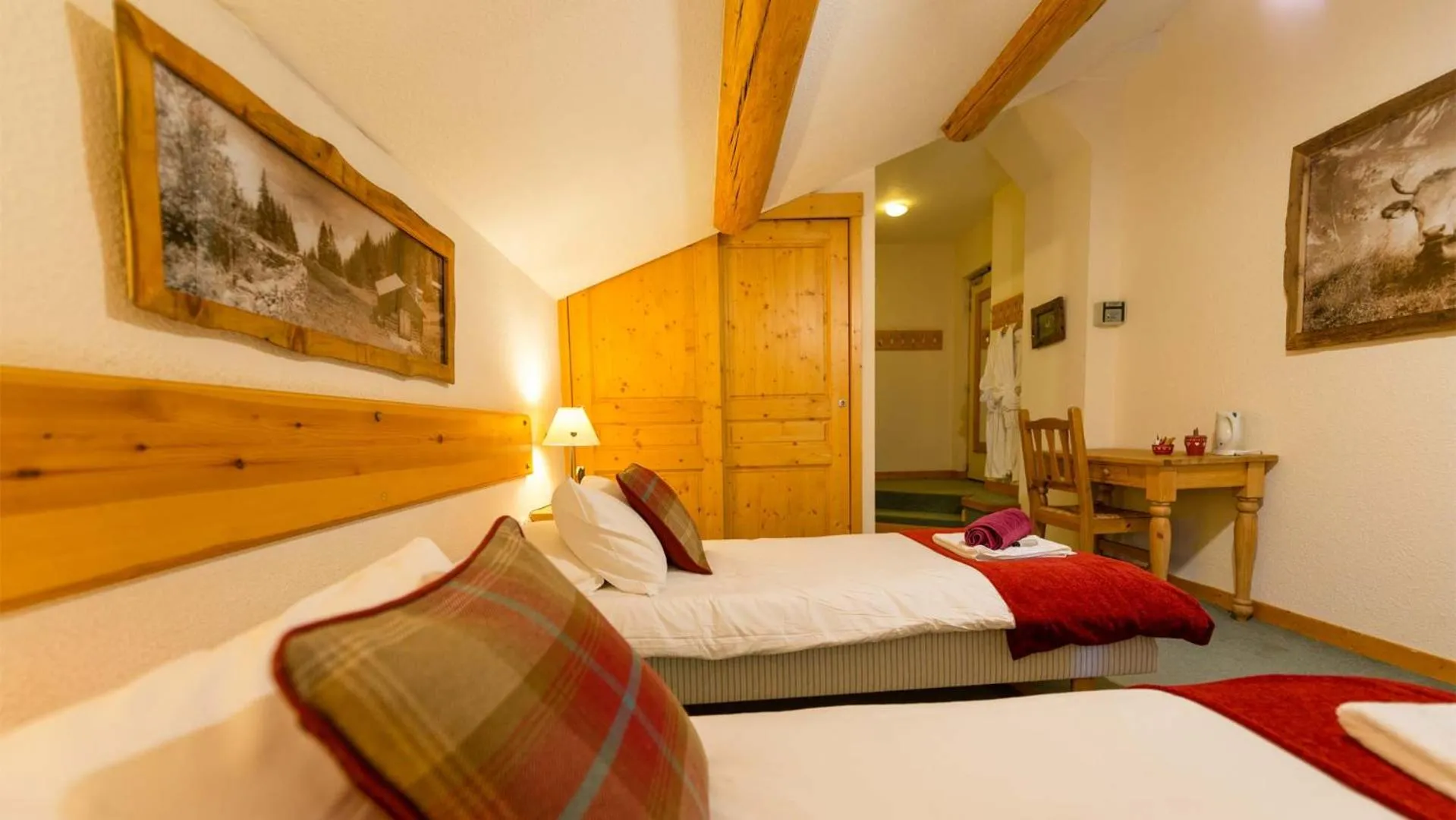 Bedroom in Chalet Coeur des Brévières by Chalet Chardons