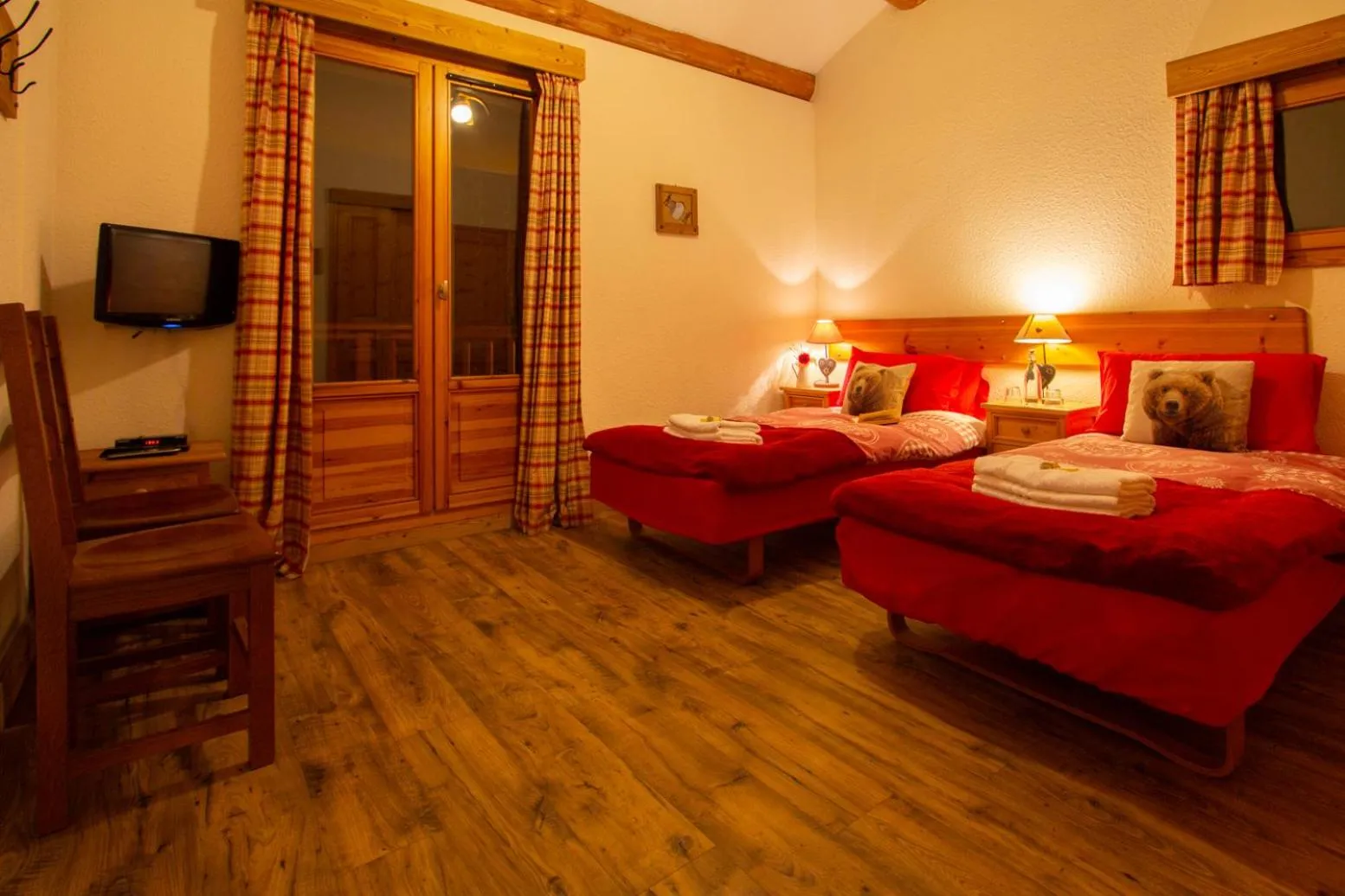 Bedroom in Chalet Coeur des Brévières by Chalet Chardons