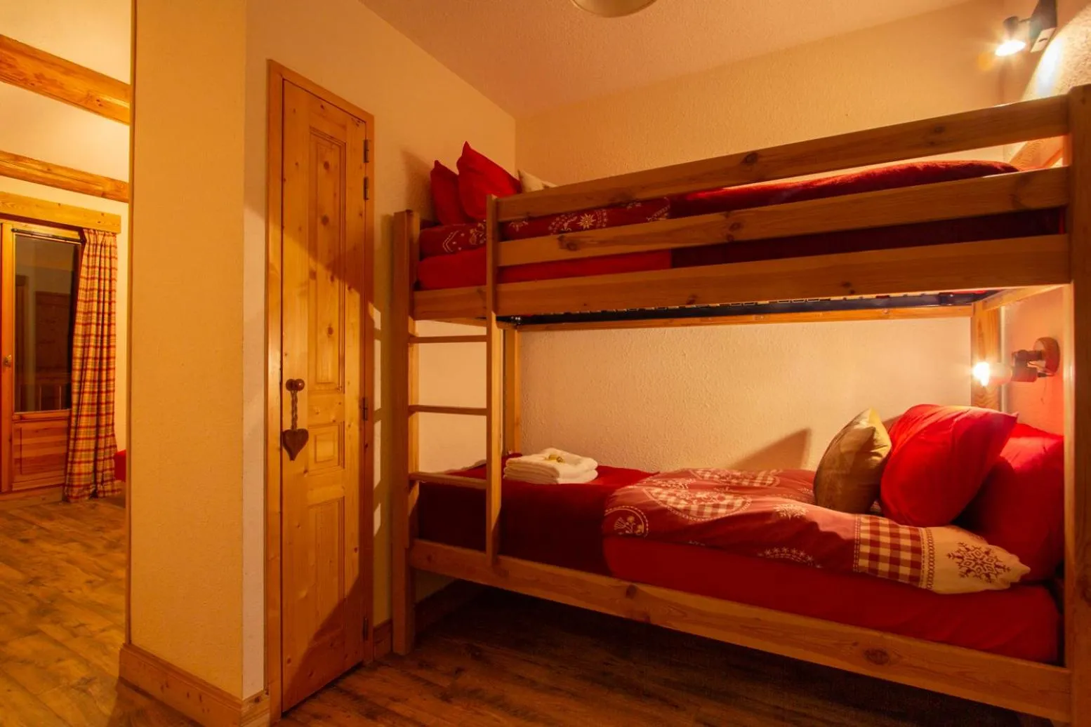 Bedroom in Chalet Coeur des Brévières by Chalet Chardons