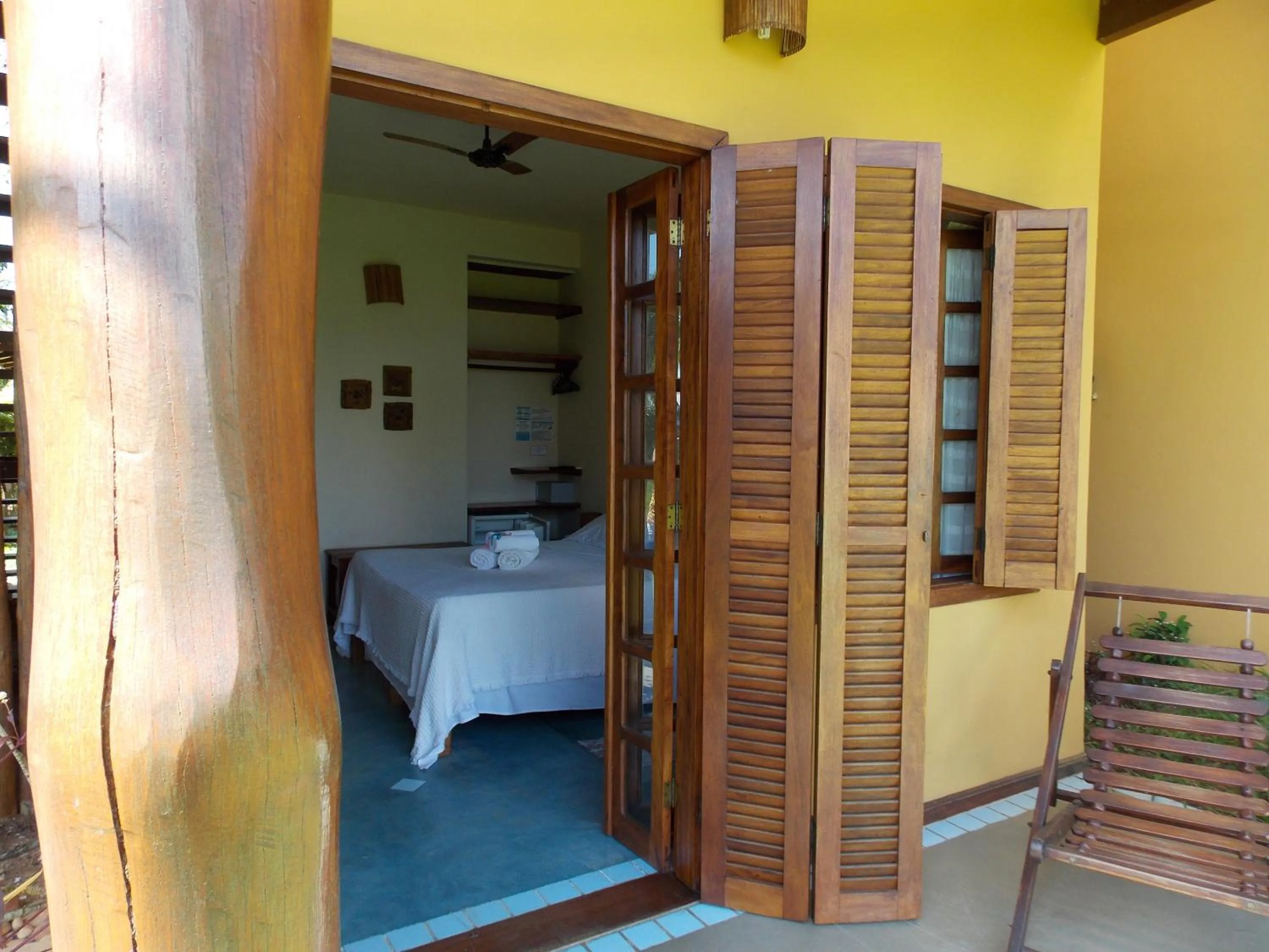 Bed in Pousada Ponta do Muta