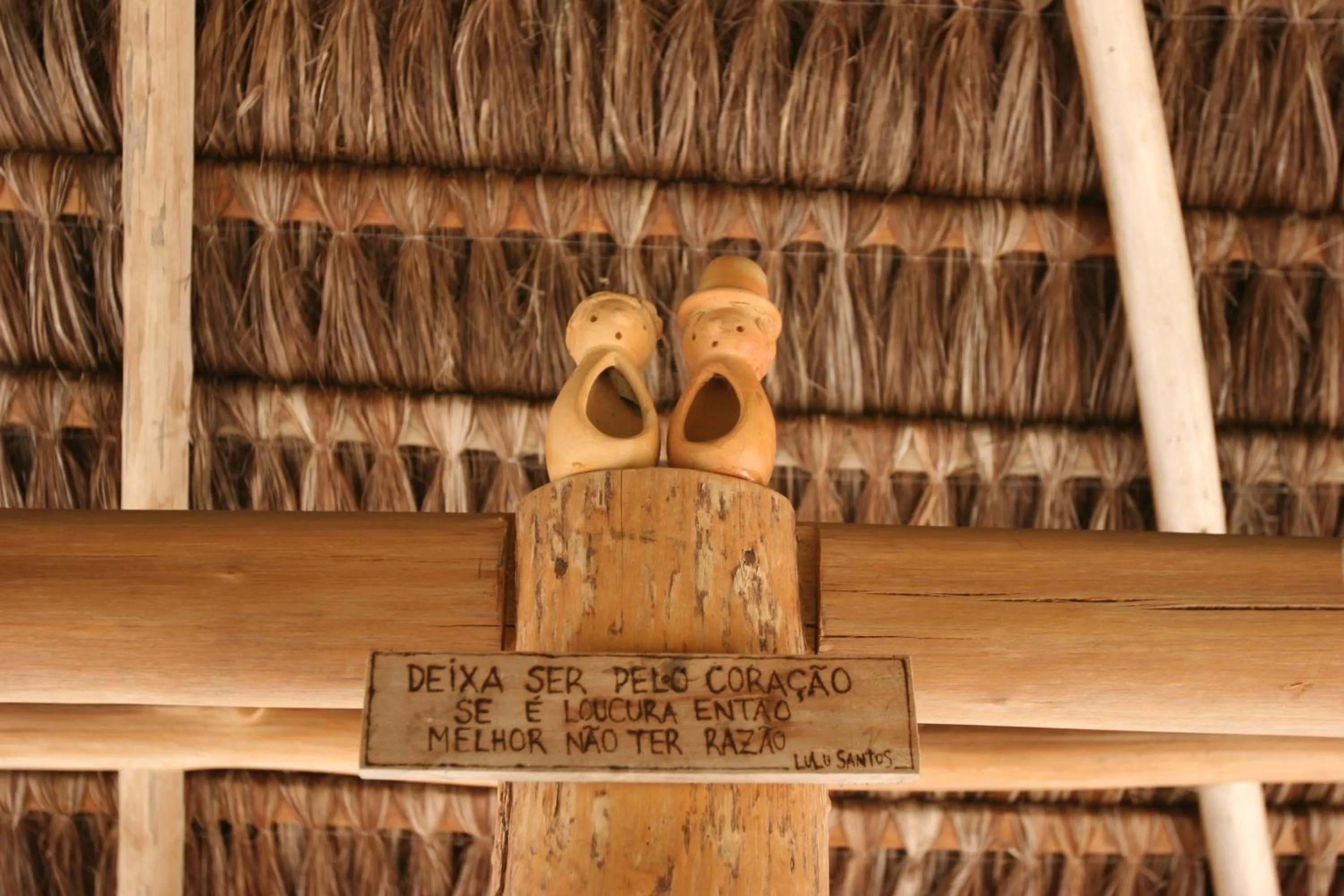 Decorative detail in Pousada Ponta do Muta