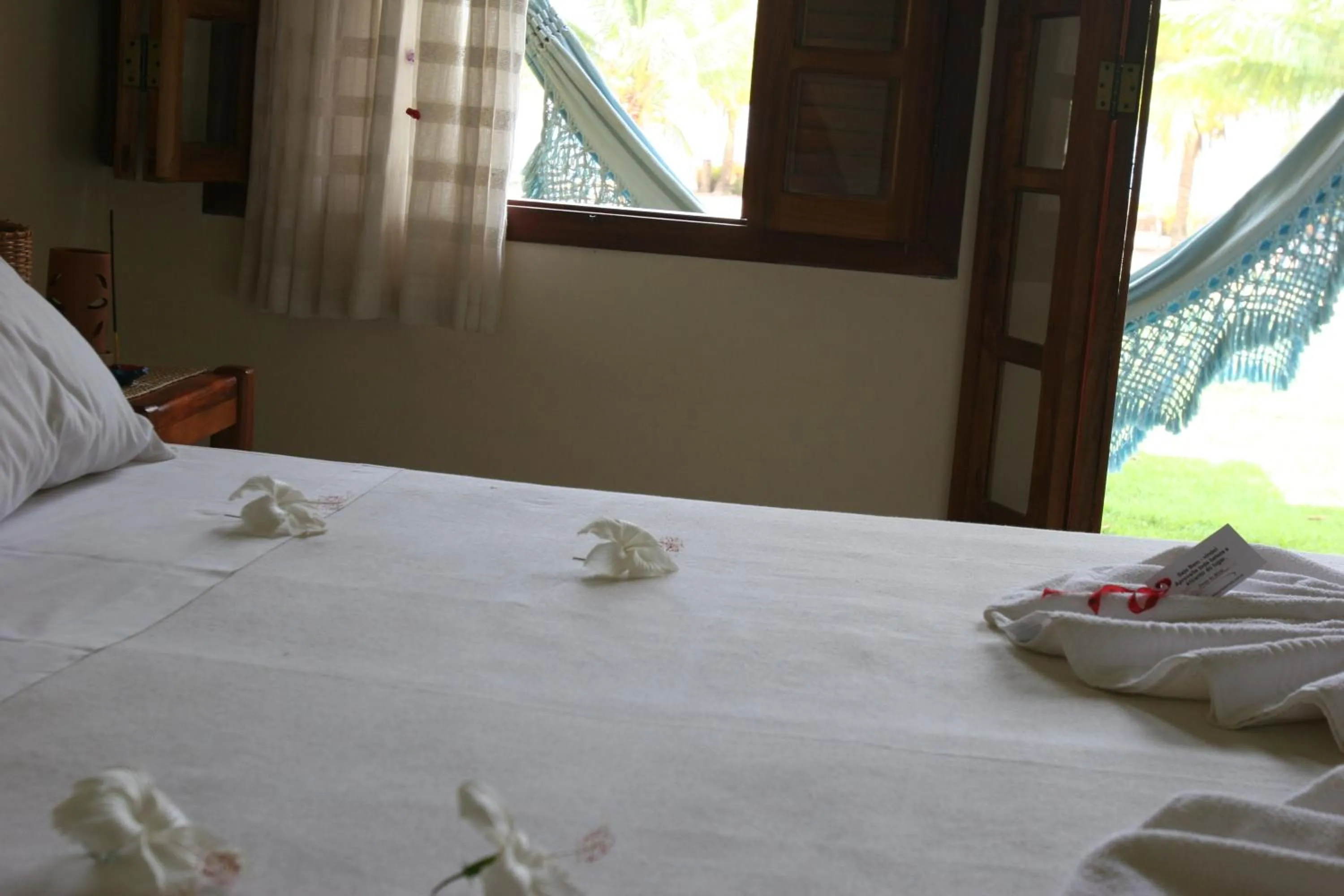 Bed in Pousada Ponta do Muta