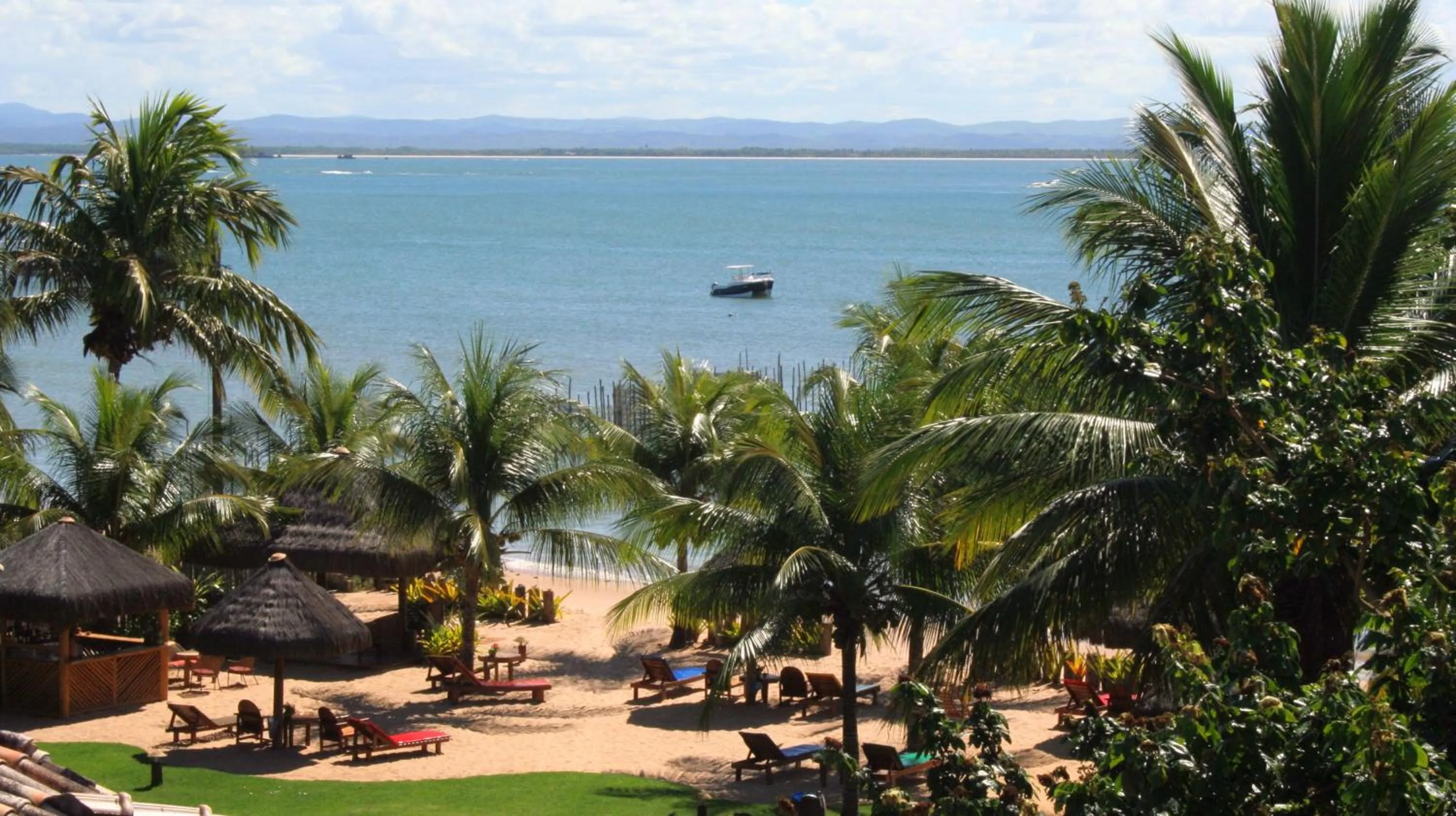 Sea view in Pousada Ponta do Muta