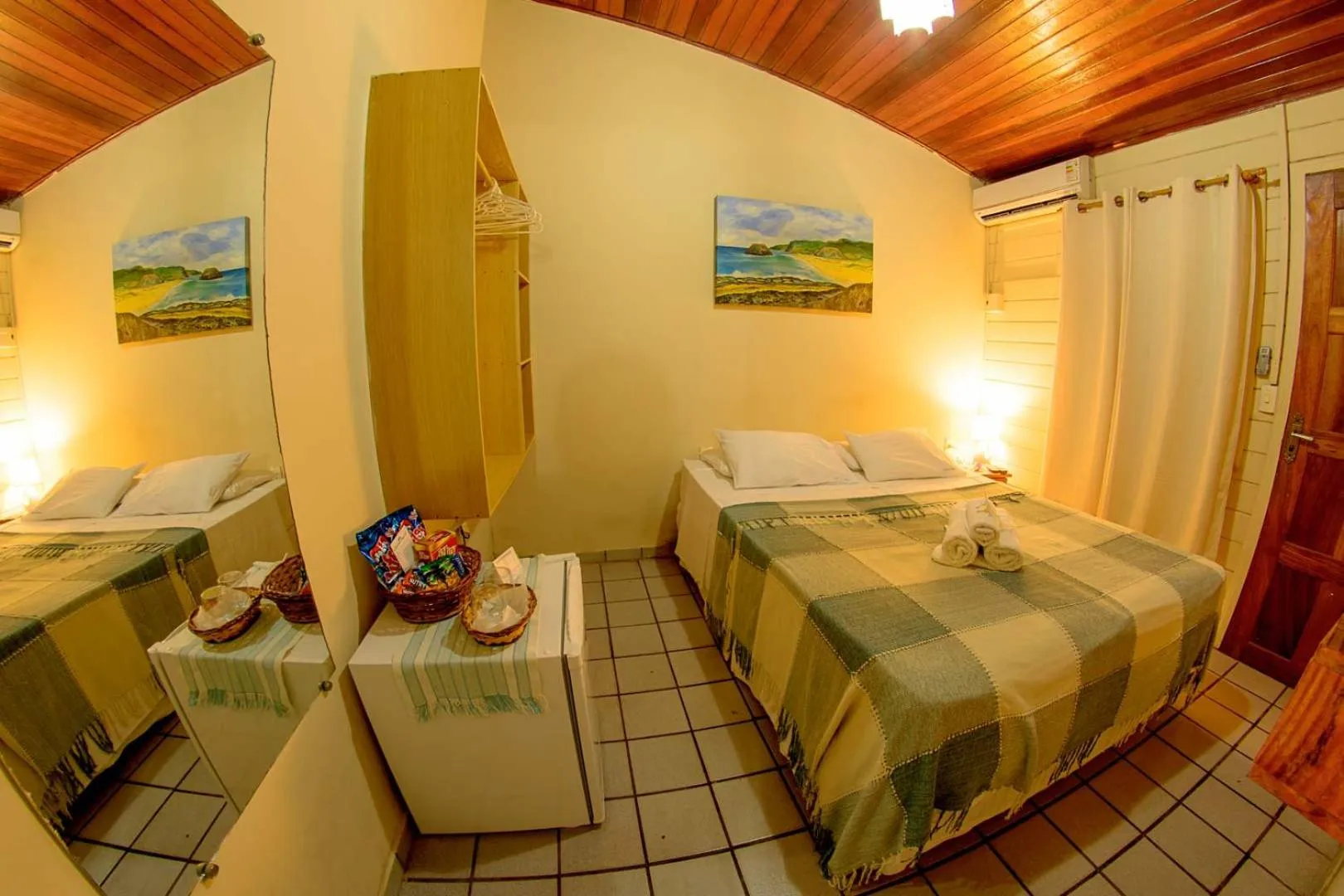 Bed in Pousada Lenda das Águas