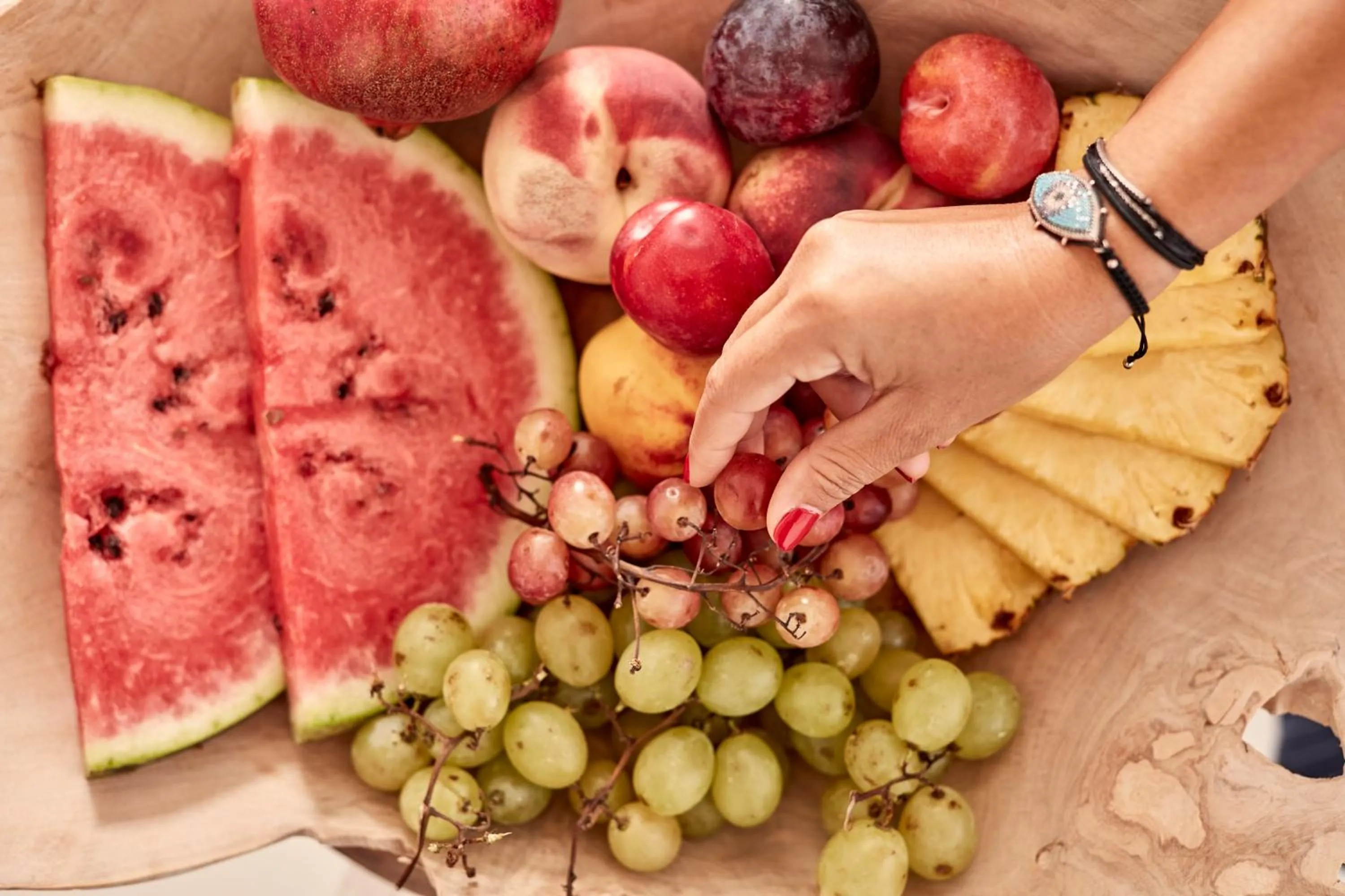 Food close-up in Parian Boutique Hotel