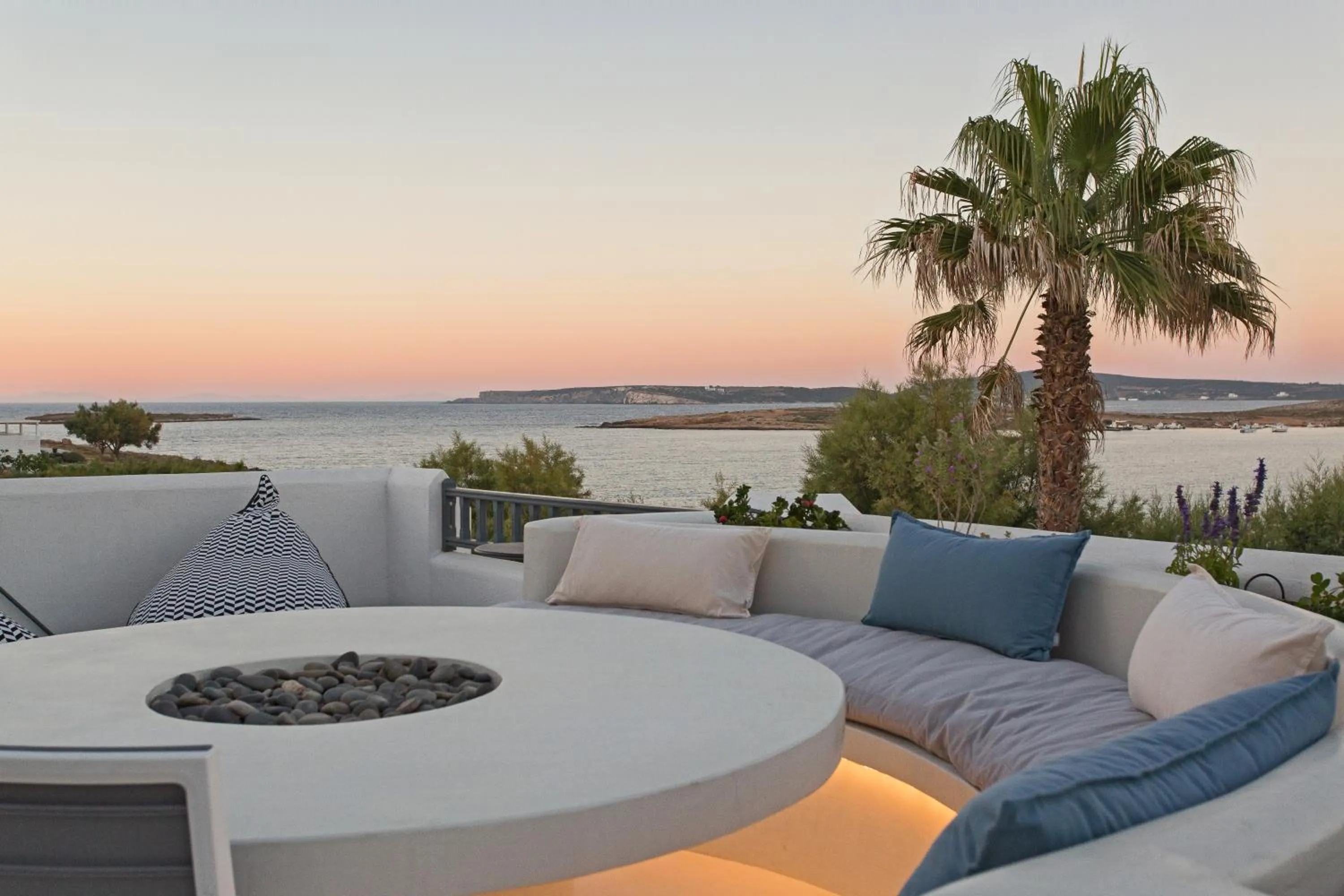 Patio in Parian Boutique Hotel