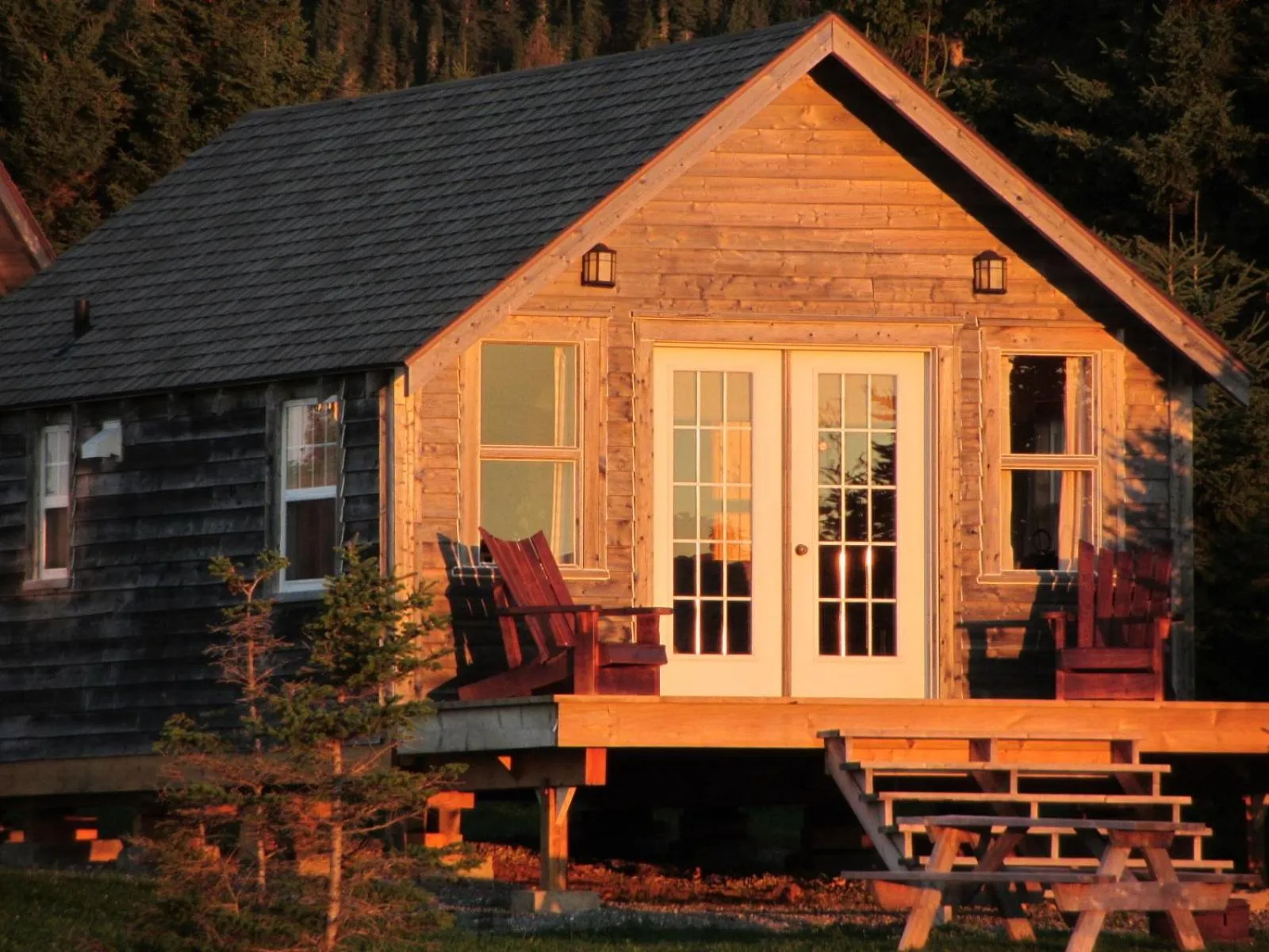 Facade/entrance in Chalets Nature Océan