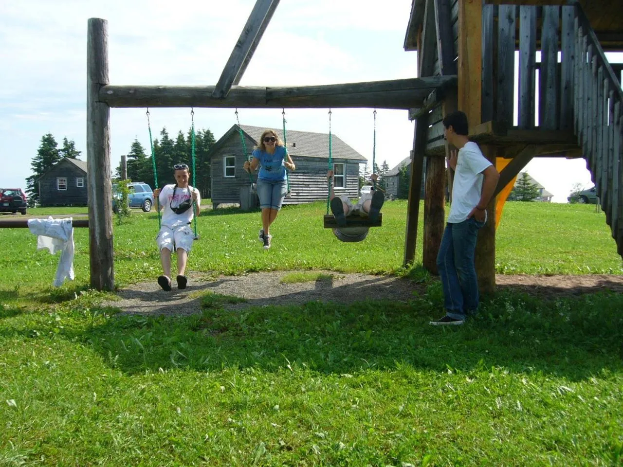 Children play ground in Chalets Nature Océan