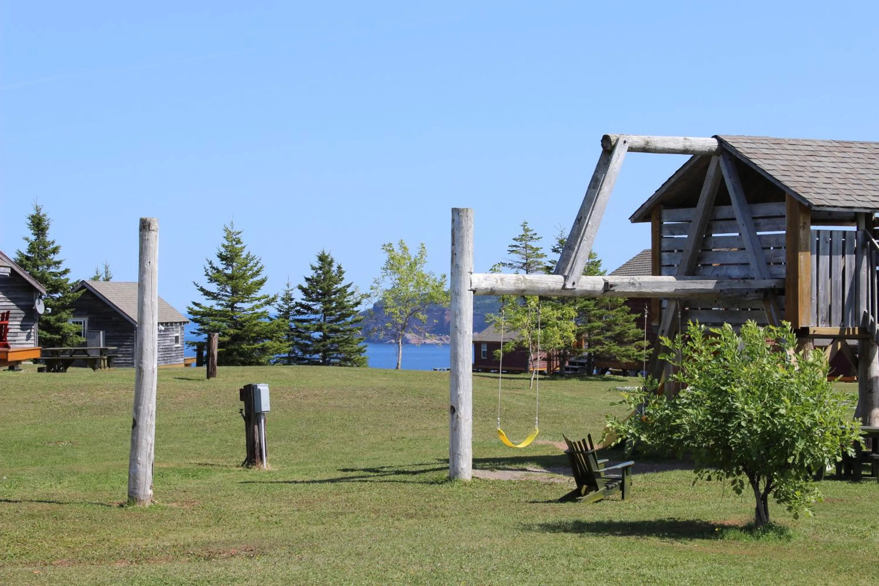Children play ground in Chalets Nature Océan