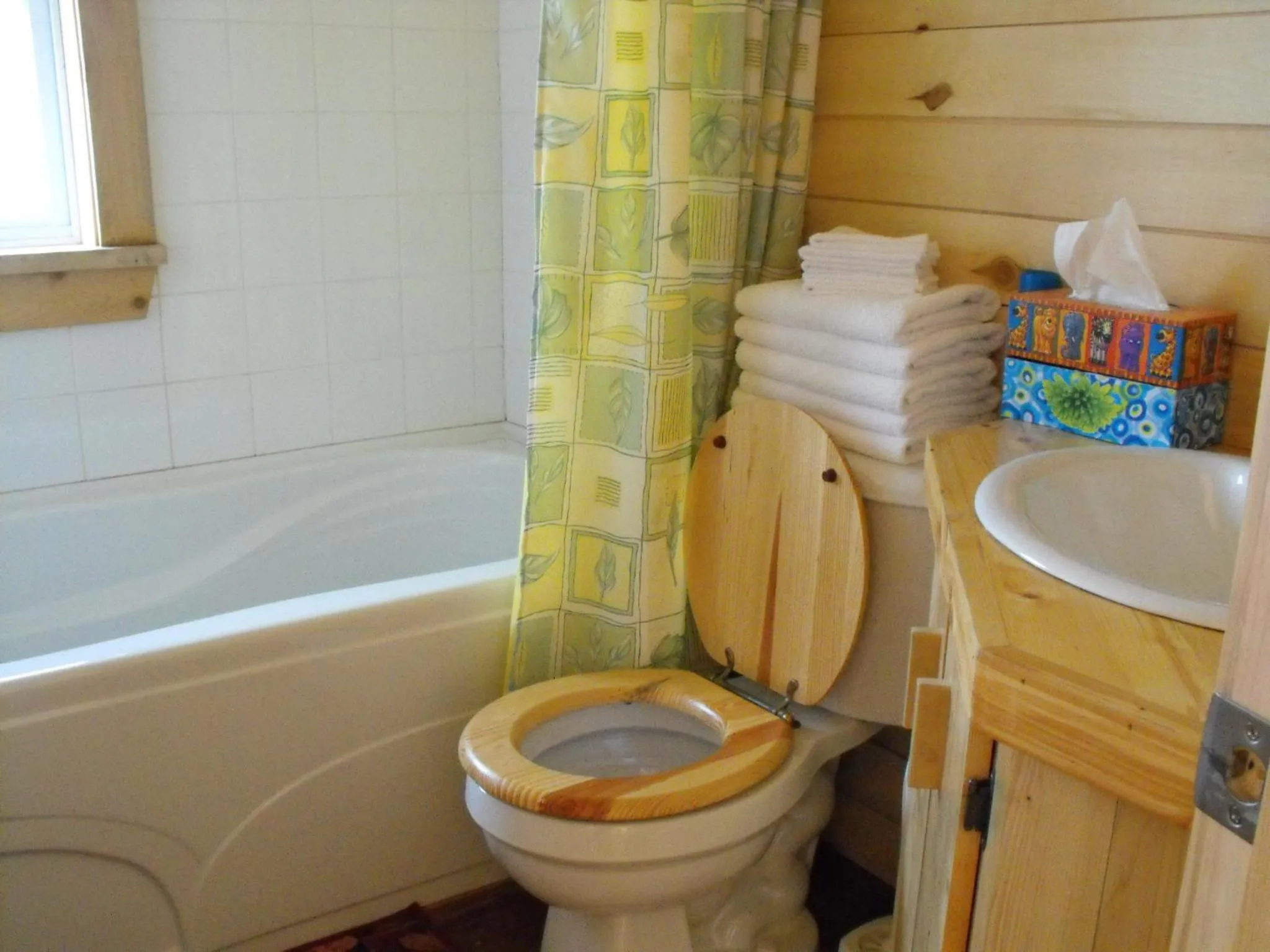 Bathroom in Chalets Nature Océan