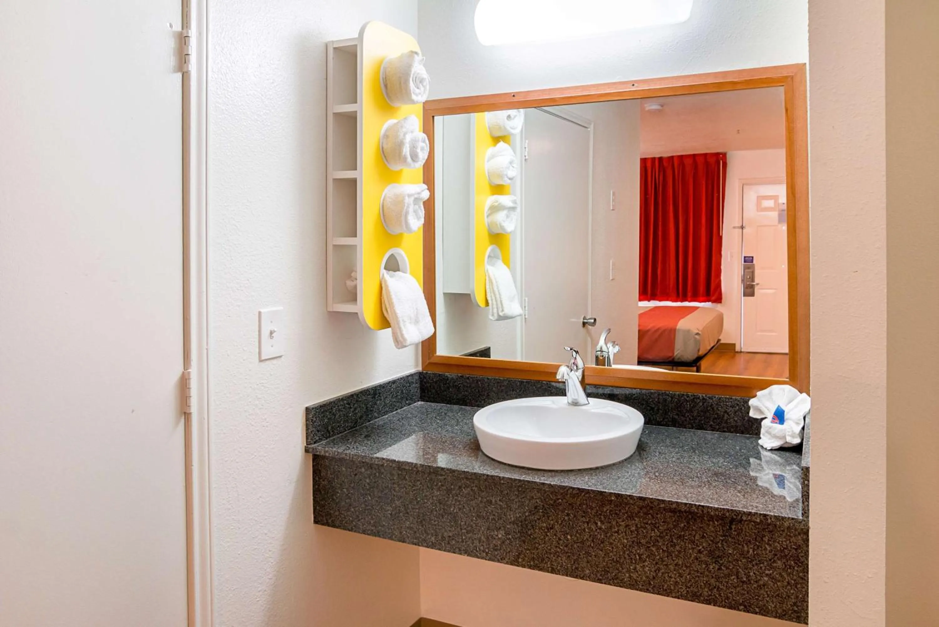 Bathroom in Motel 6-Grand Prairie, TX - Near Six Flags Drive