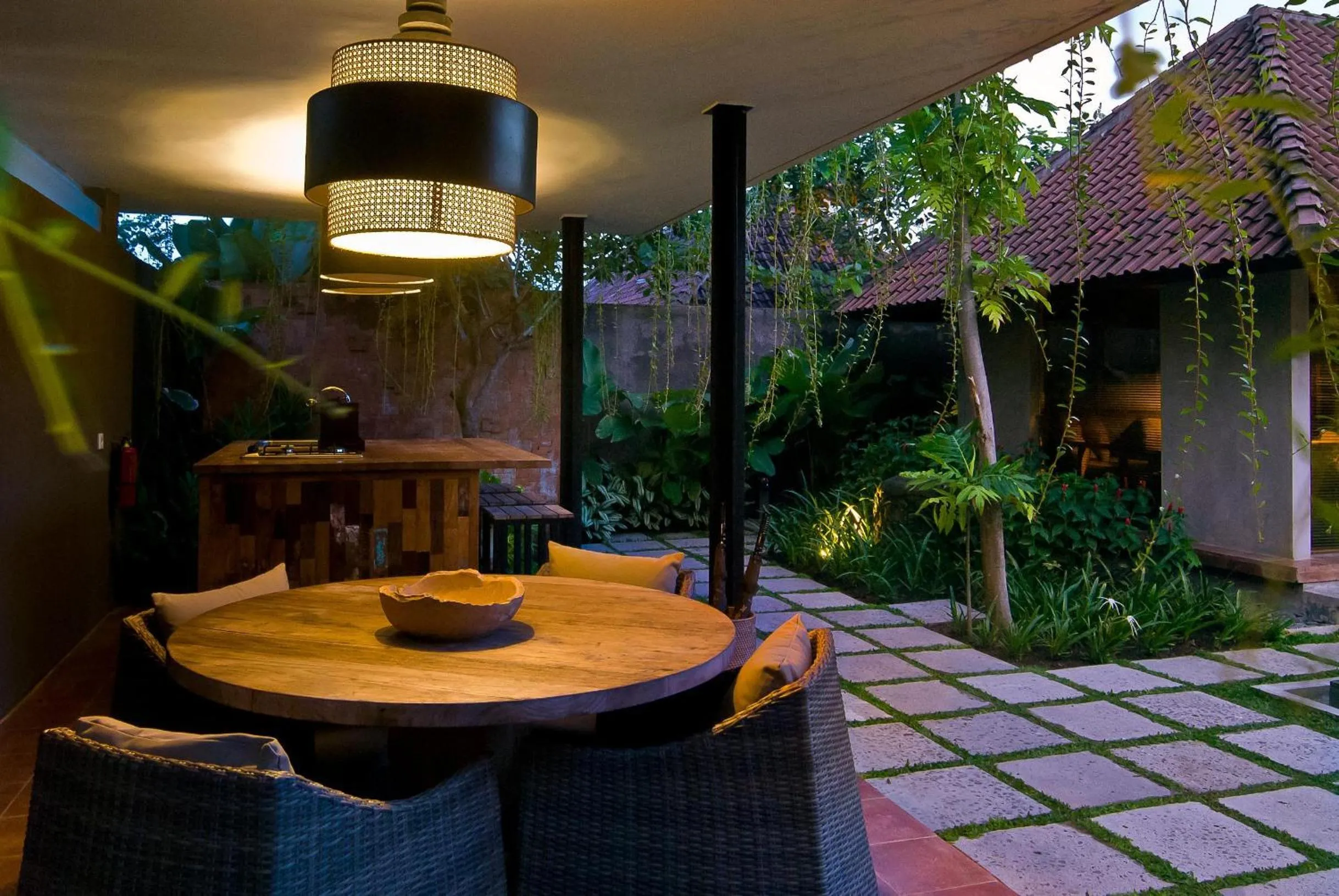 Dining area in Komea Villa