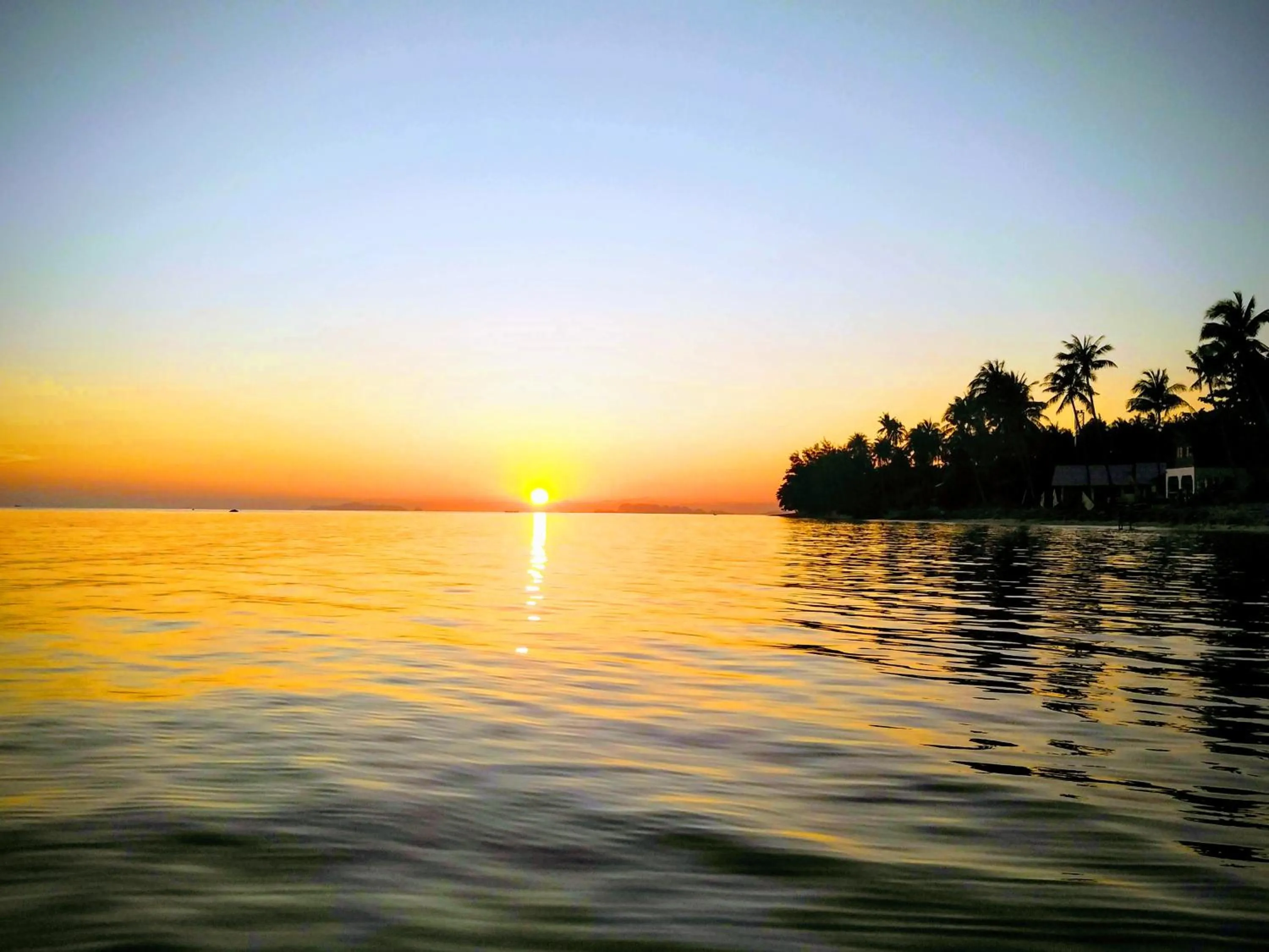 Sunset in Coco Garden Resort