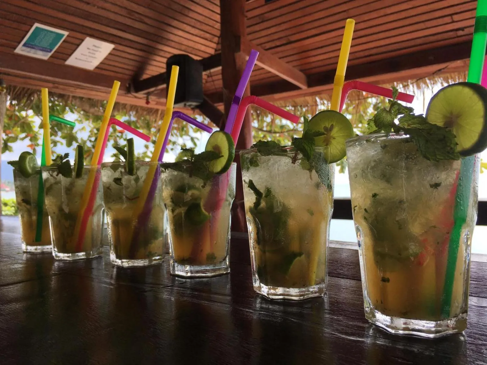 Alcoholic drinks in Coco Garden Resort