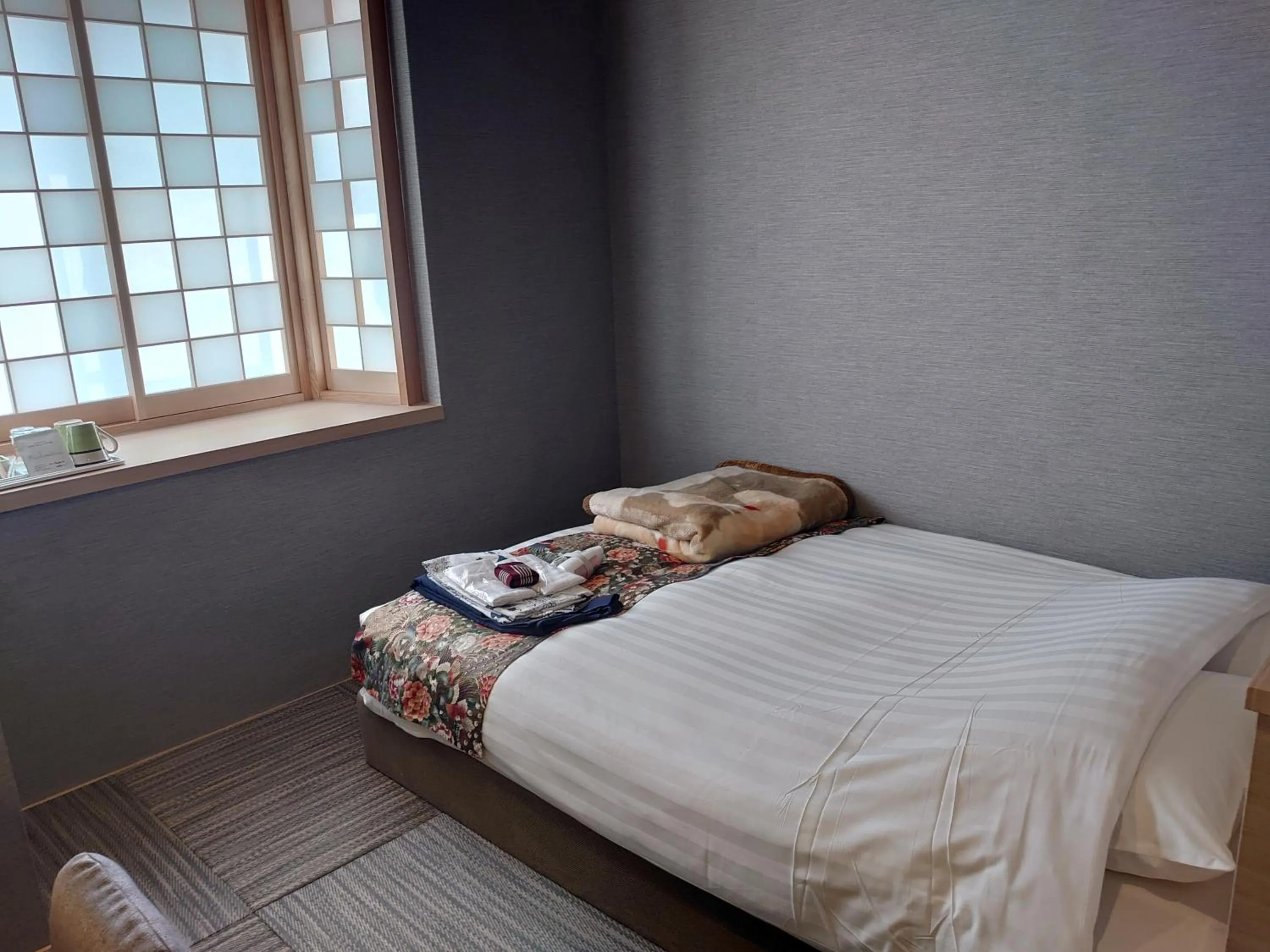 Bed in Hotel Isago Kobe