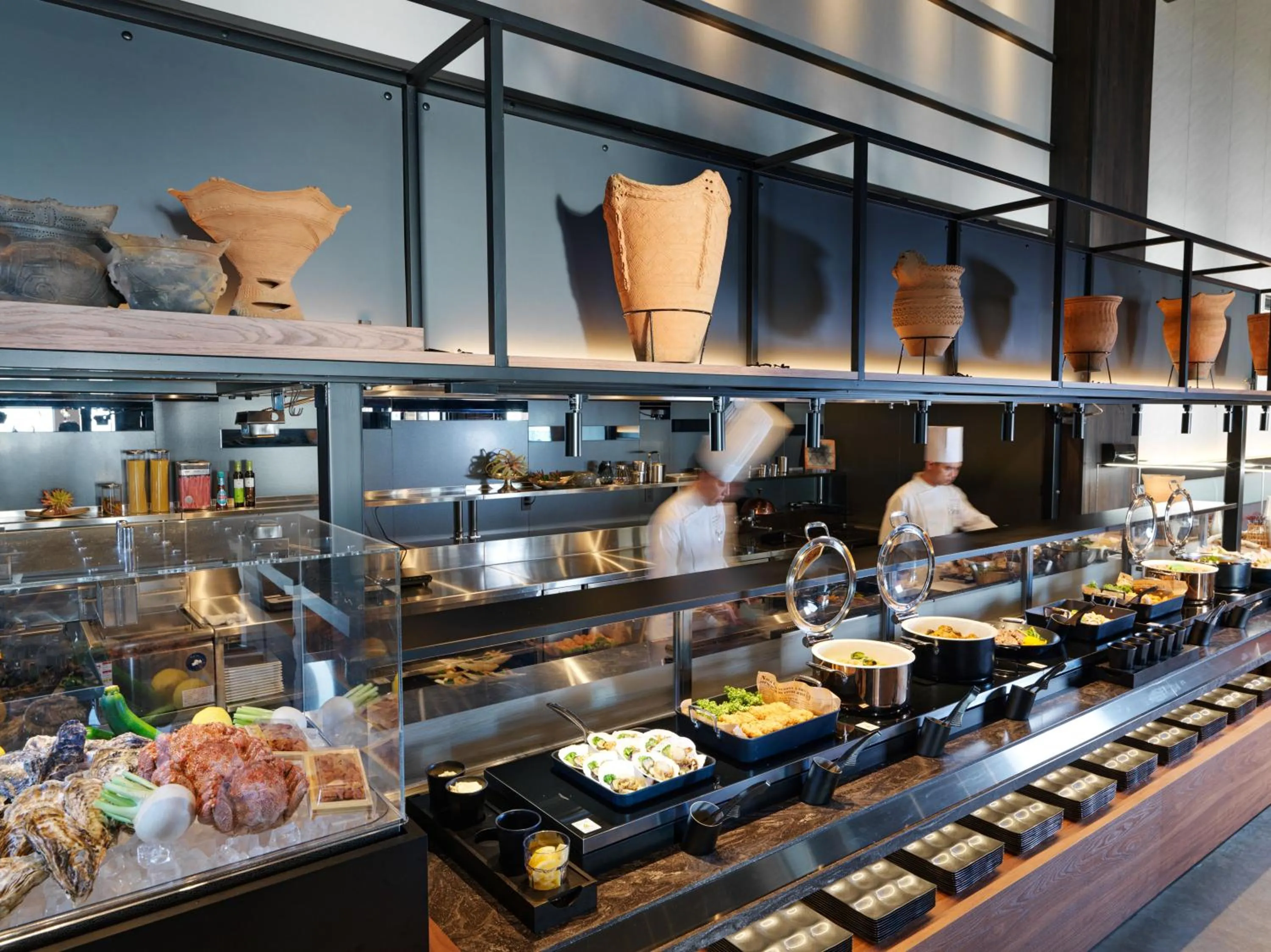 Restaurant/places to eat in Lake Saroma Tsuruga Resort