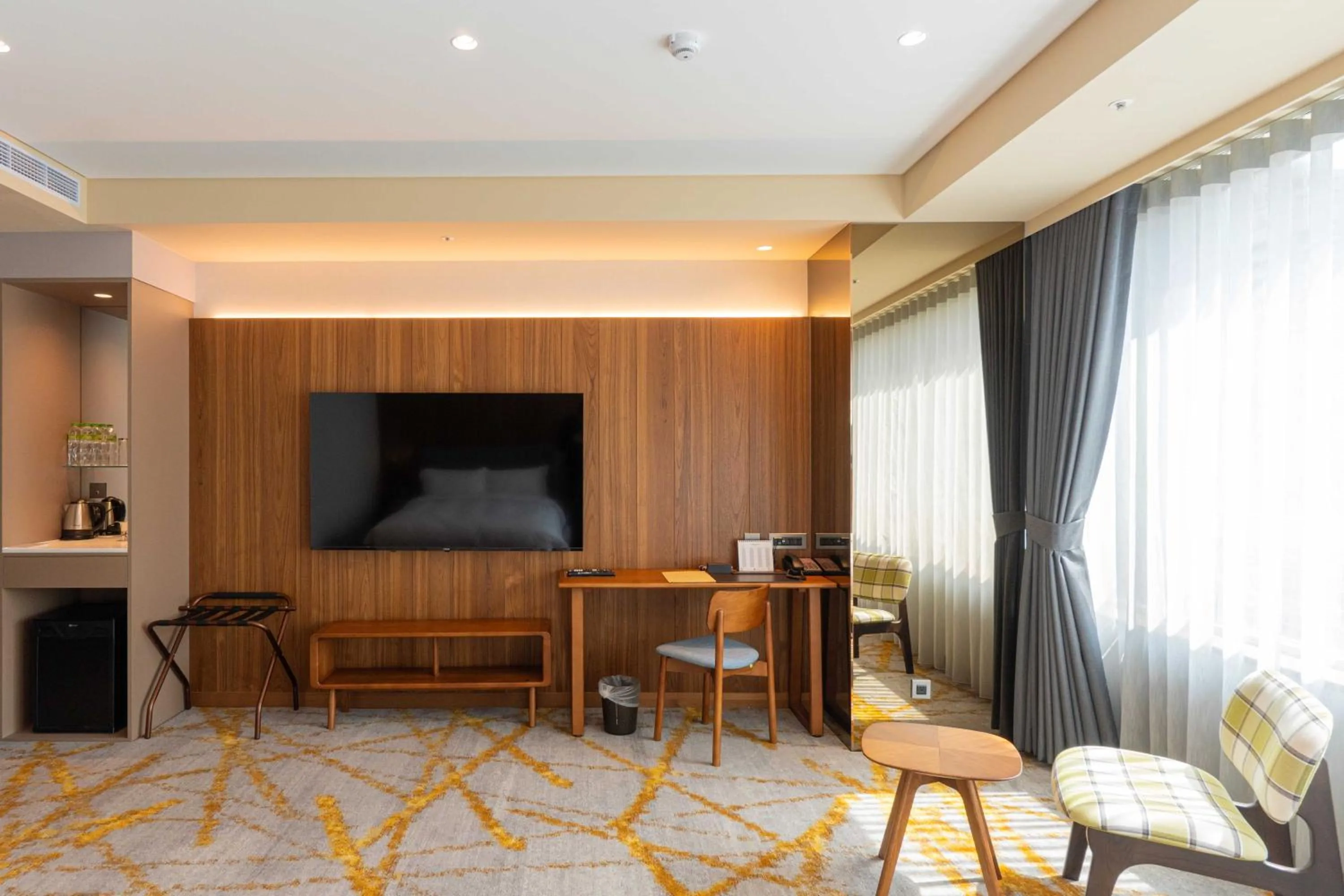 Seating area in Home Hotel