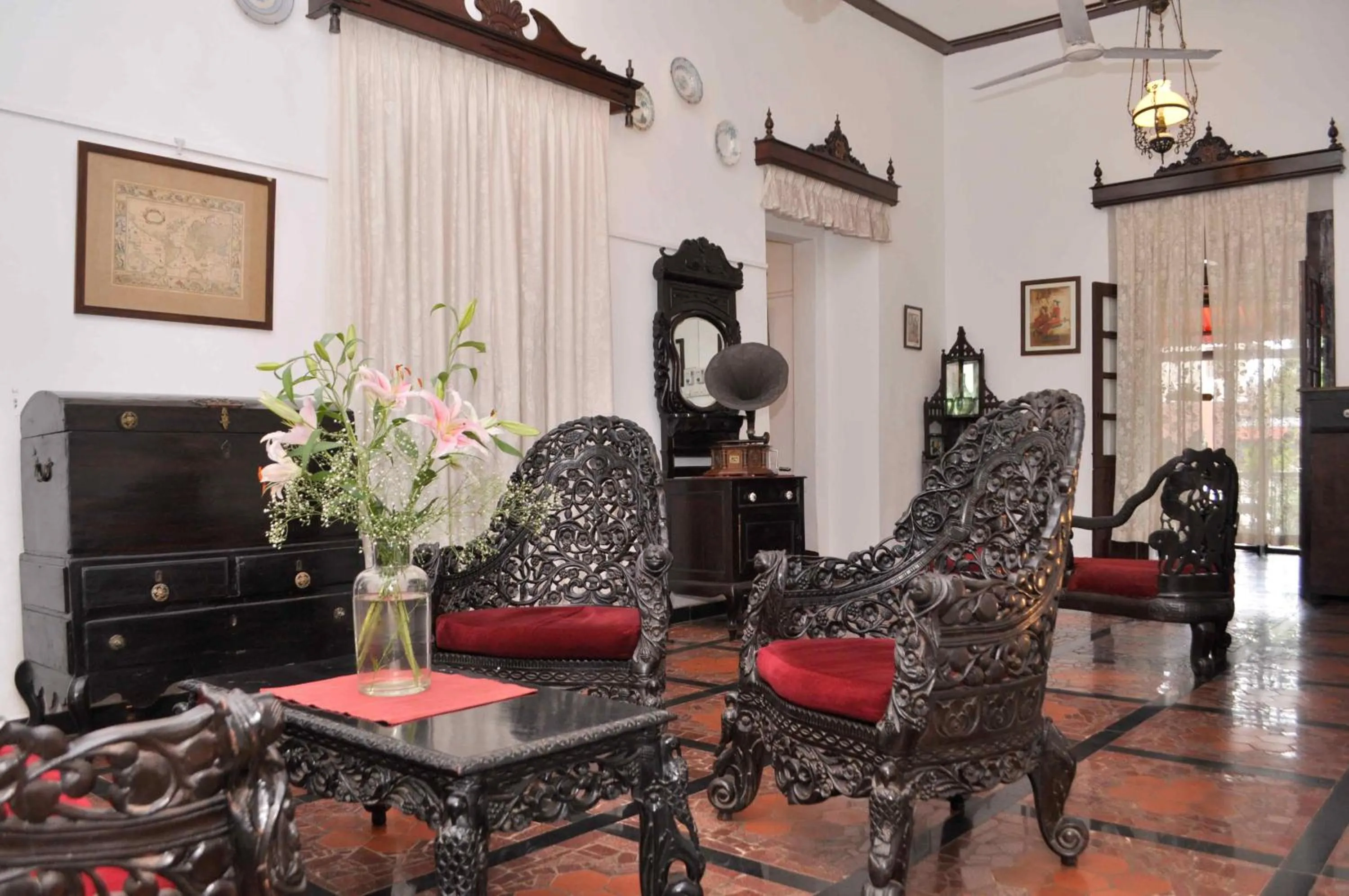 Lobby or reception in WelcomHeritage Panjim Inn