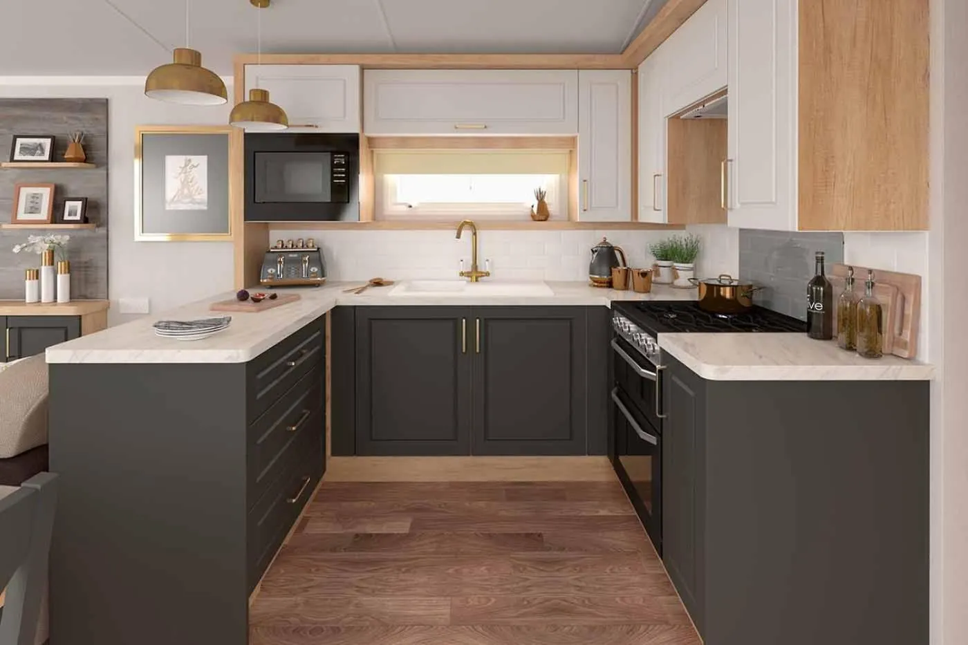 Kitchen or kitchenette in Sunnyglen Holiday Park