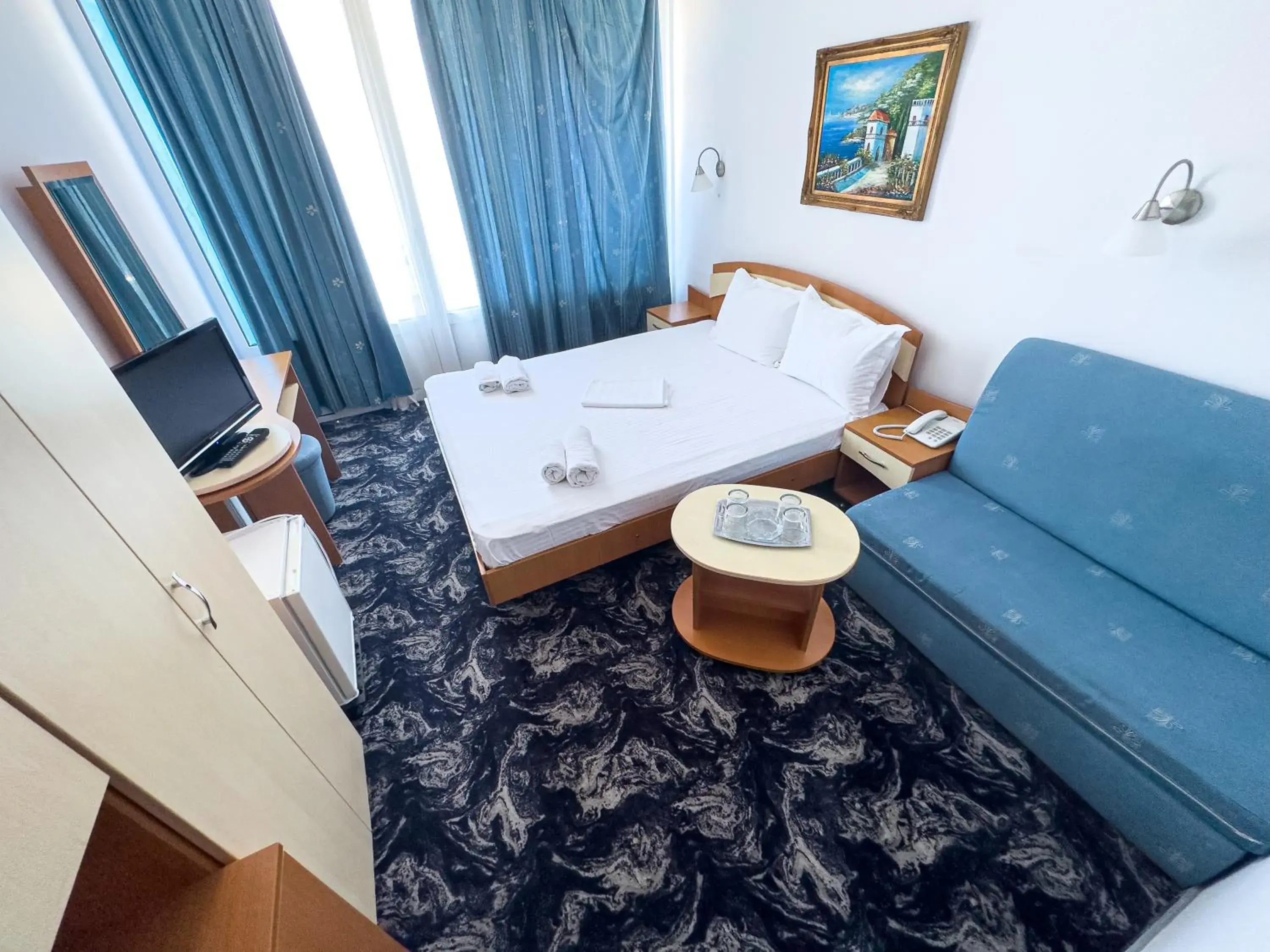 Photo of the whole room, Bed in Hotel Sirena Saturn All Inclusive Photo of the whole room, Bed in Hotel Sirena Saturn All Inclusive