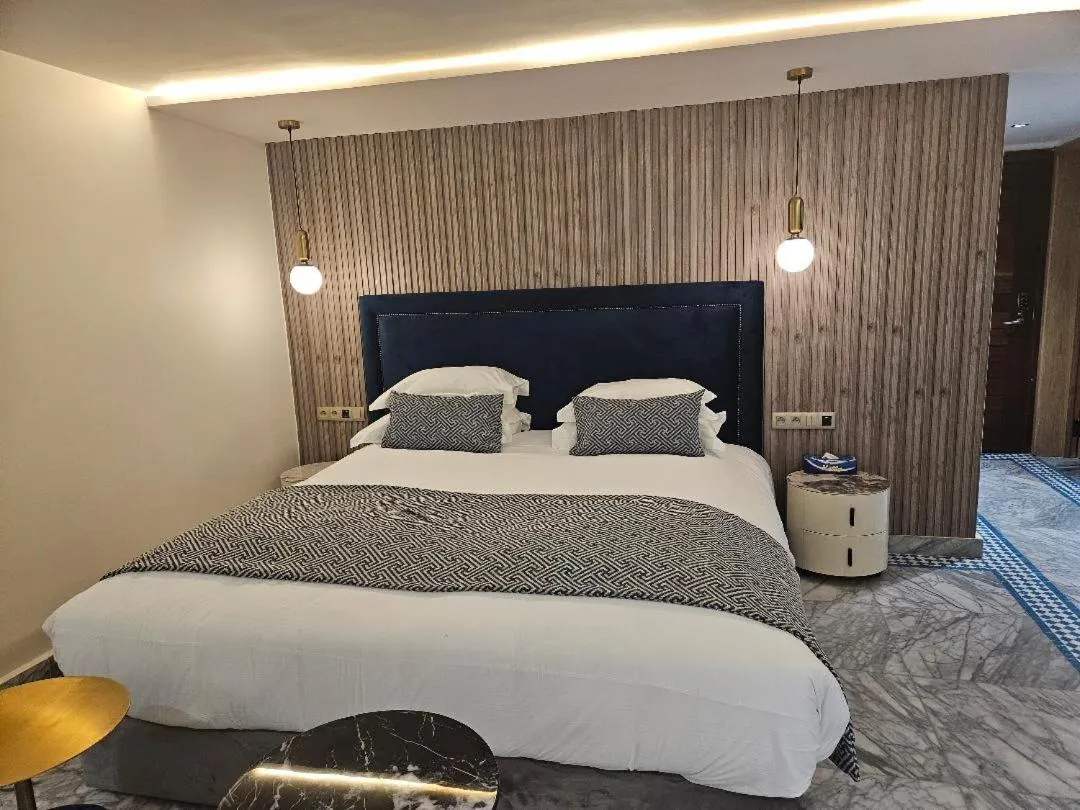 Bed in Hotel Cote ocean Mogador