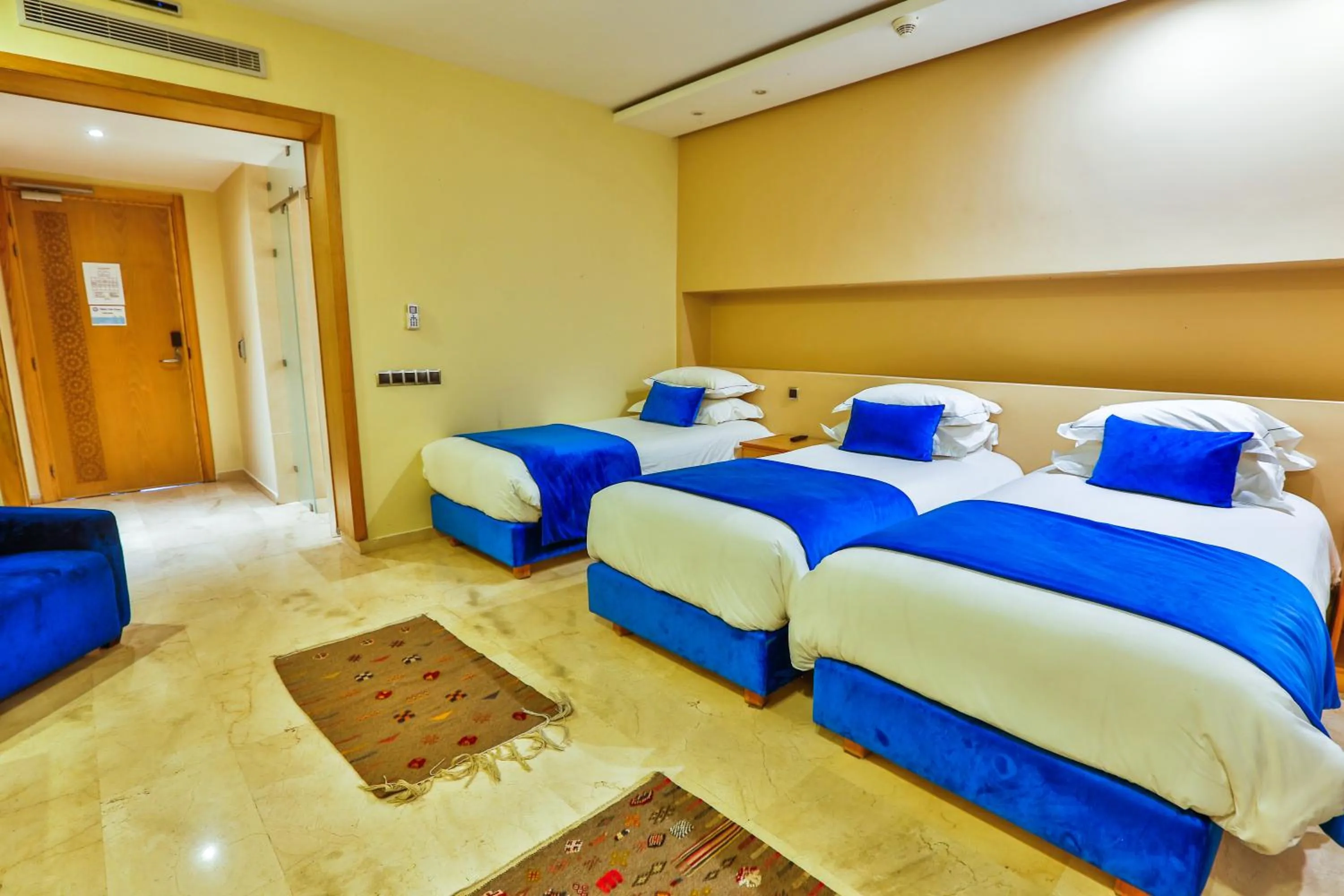 Bed in Hotel Cote ocean Mogador