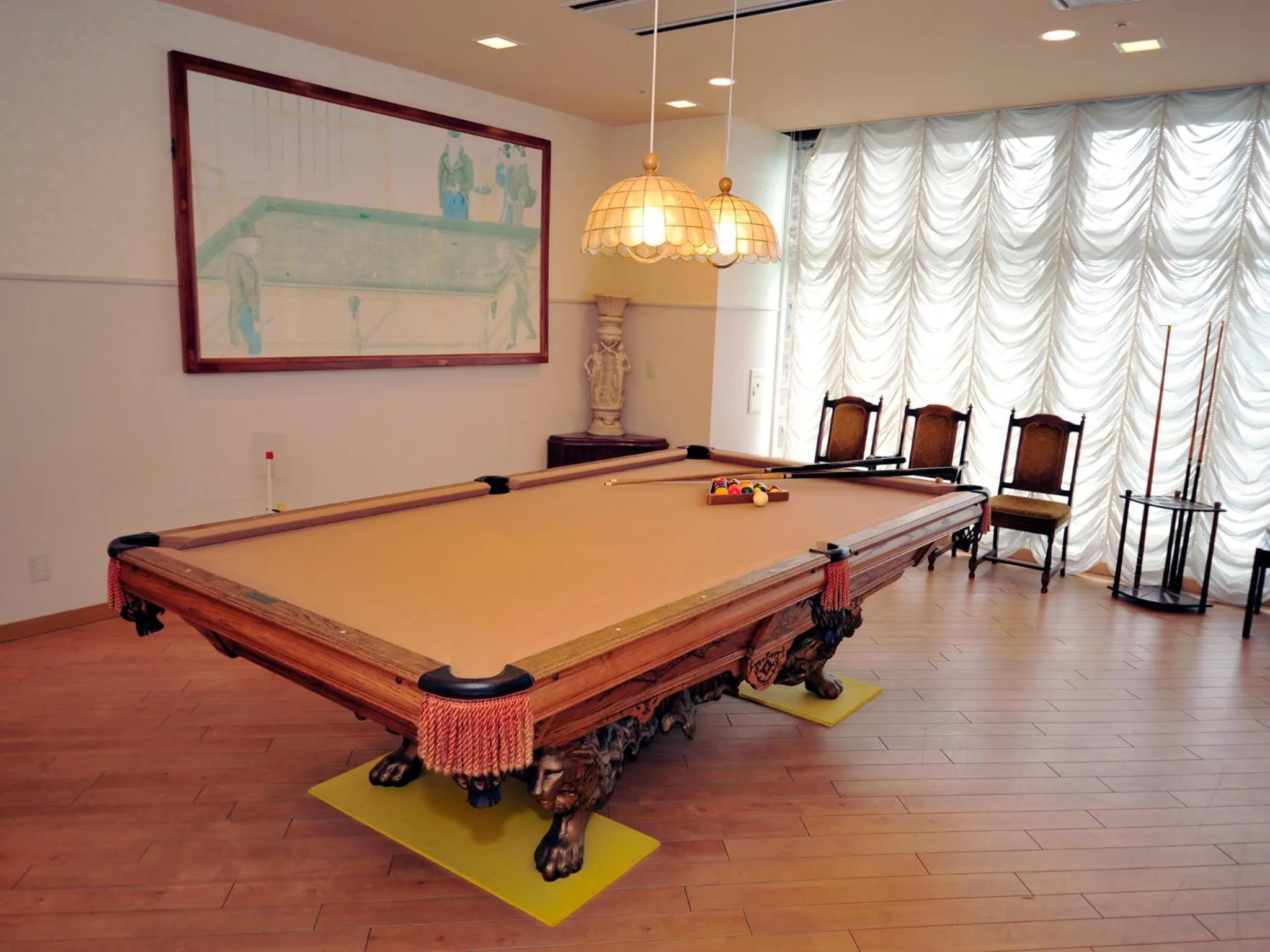 Billiard in Nisshokan Shinkan Baishokaku