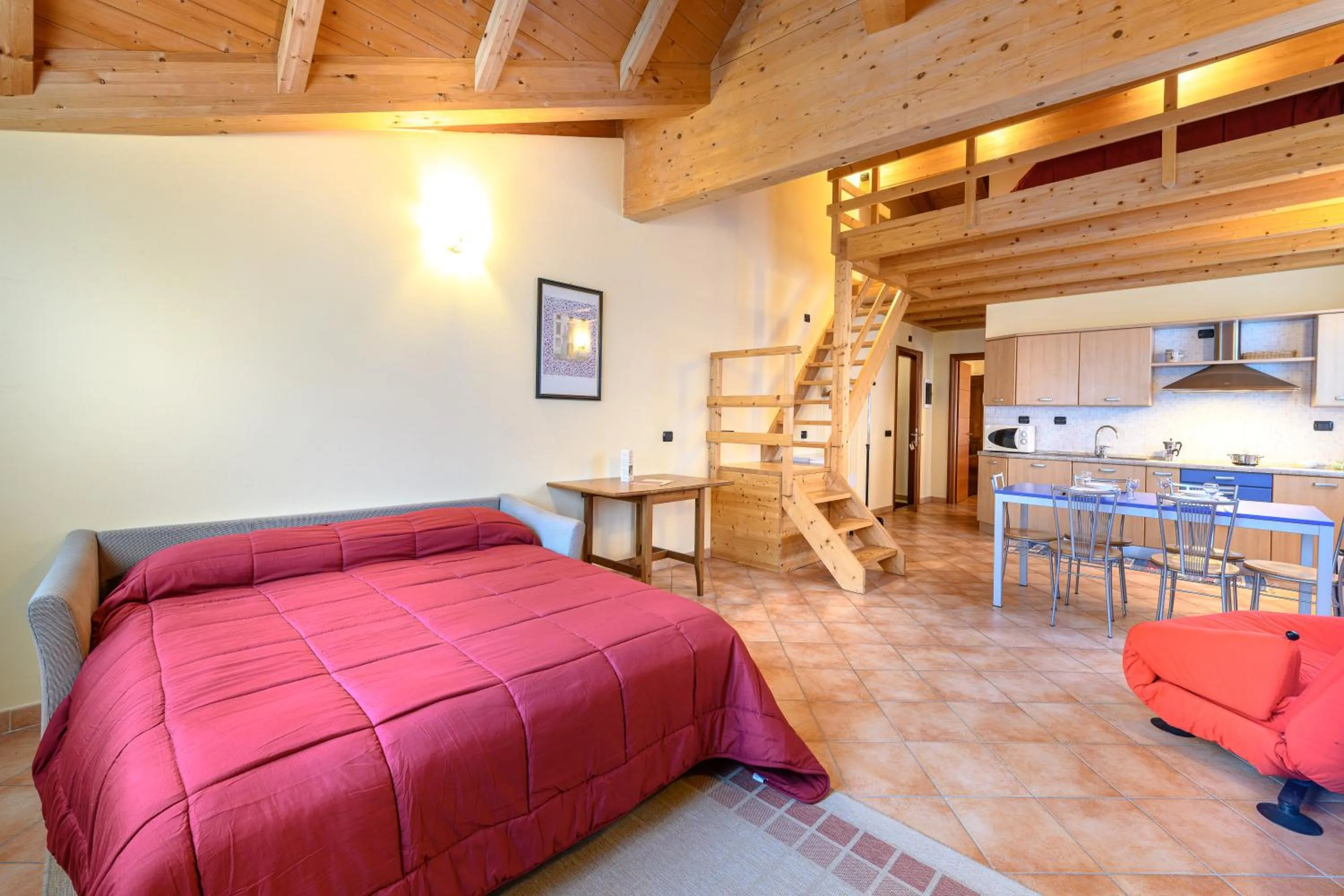 Bed in Hotel Garni Le Corti