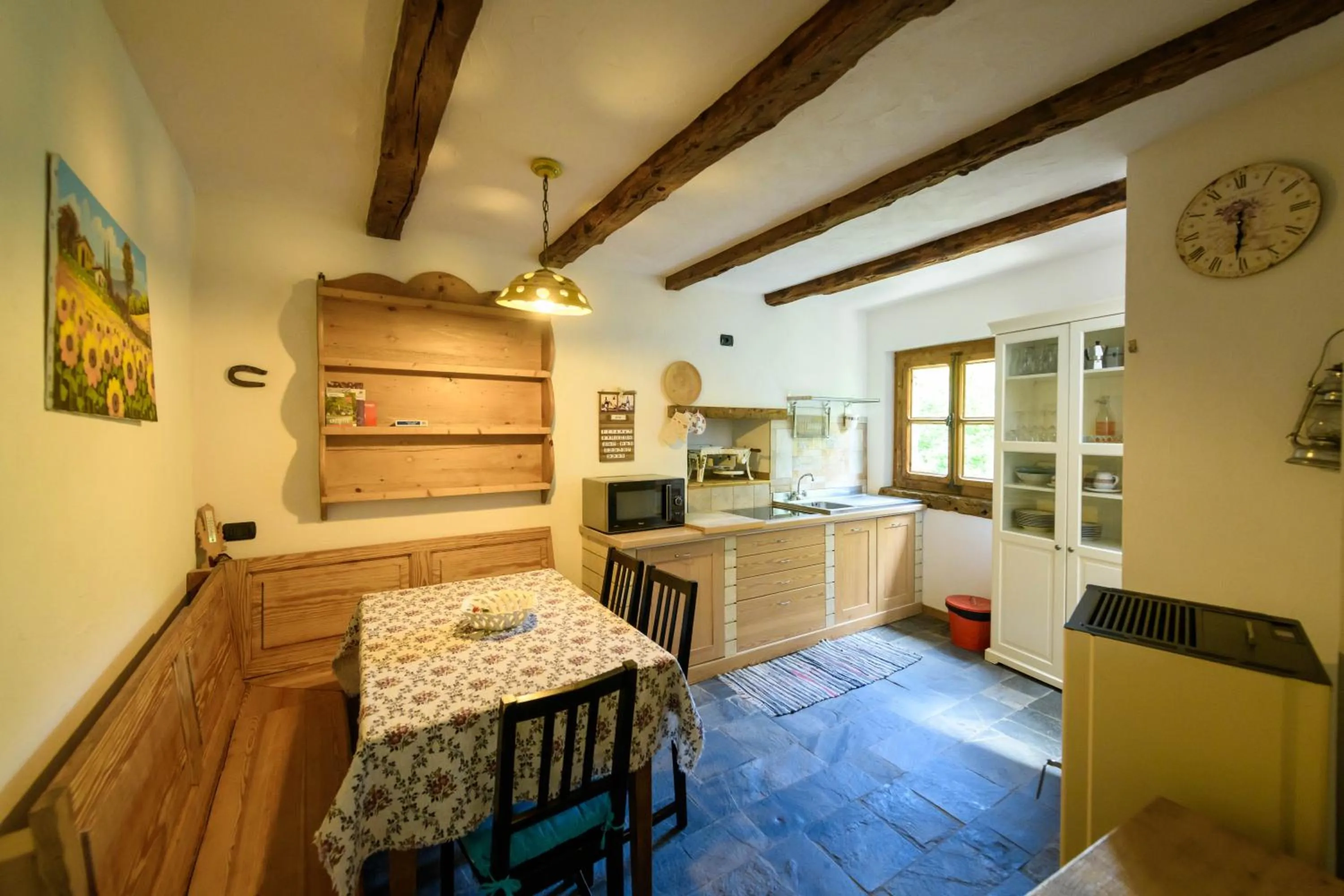Kitchen or kitchenette in Hotel Garni Le Corti