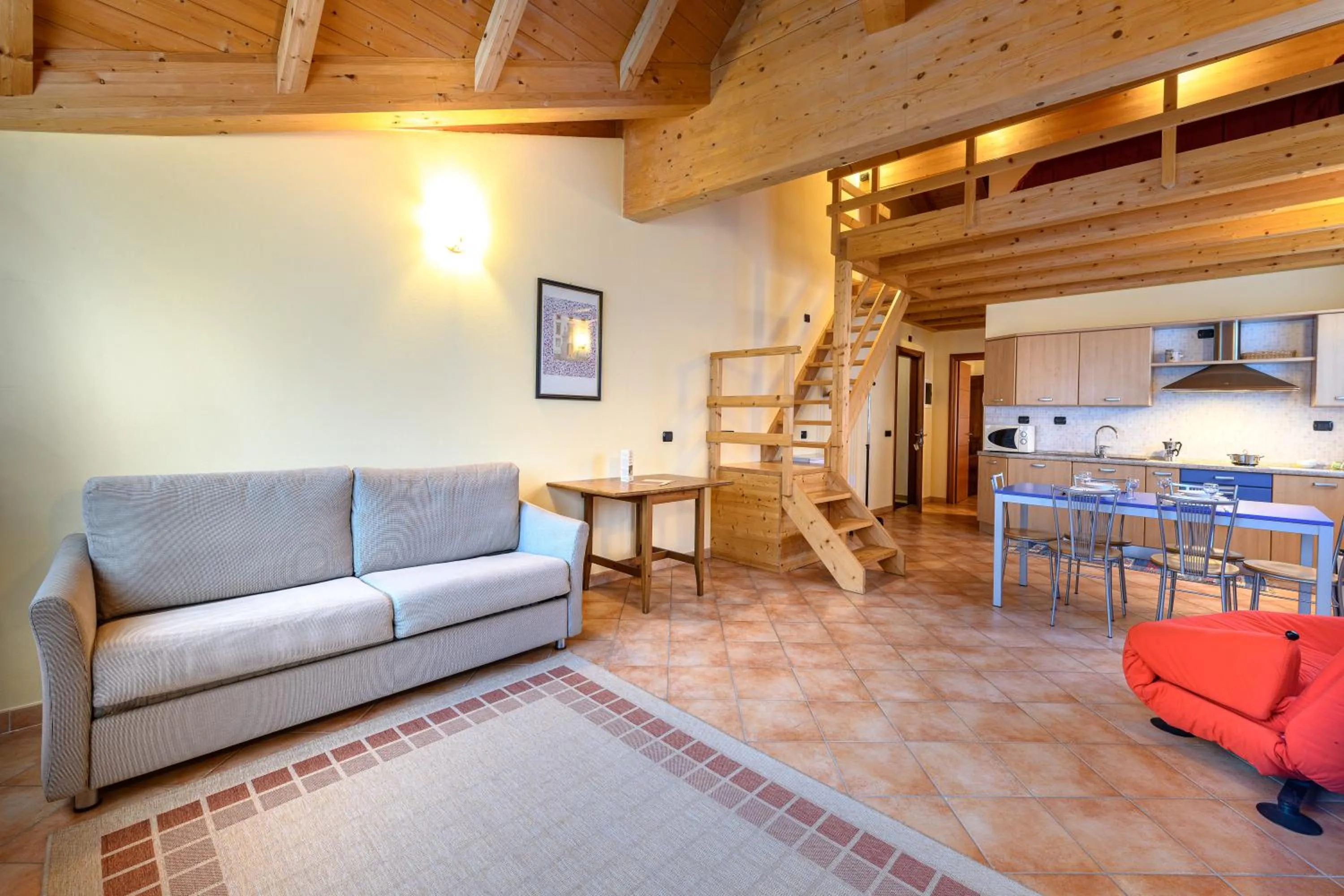 Kitchen or kitchenette in Hotel Garni Le Corti