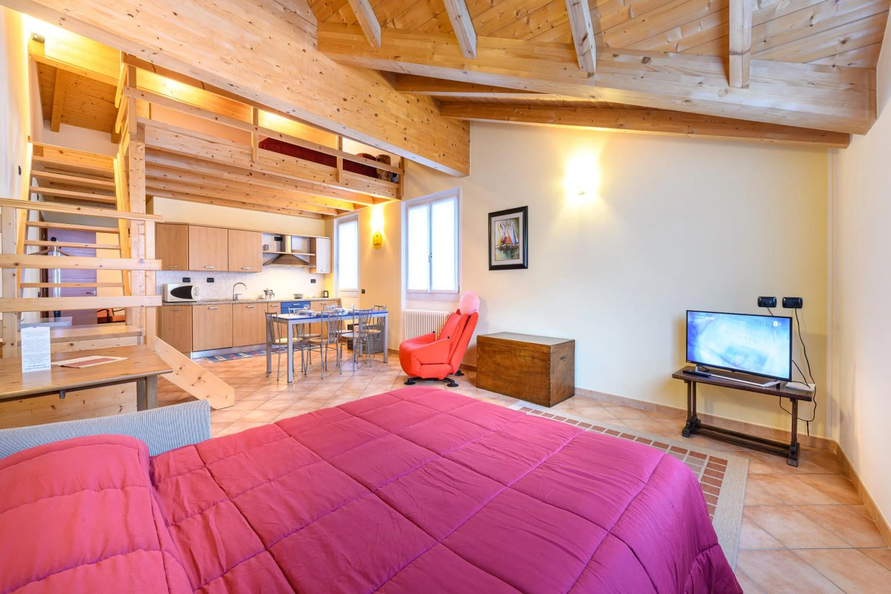 Living room, Bed in Hotel Garni Le Corti