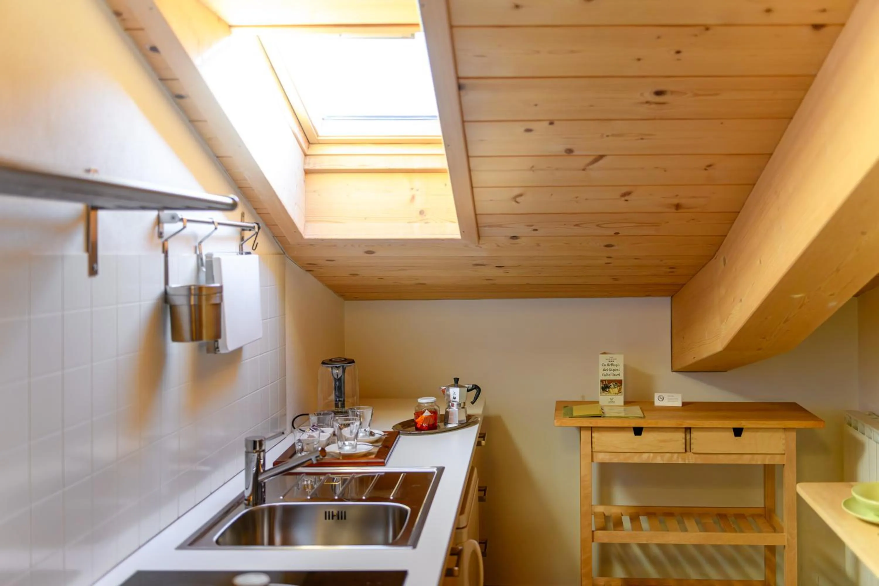 Kitchen or kitchenette in Hotel Garni Le Corti