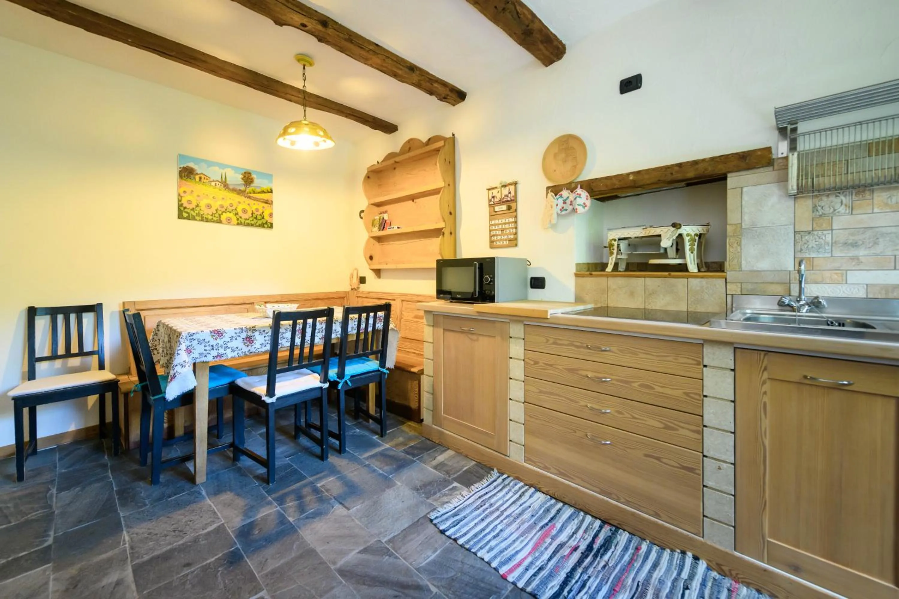 Kitchen or kitchenette in Hotel Garni Le Corti