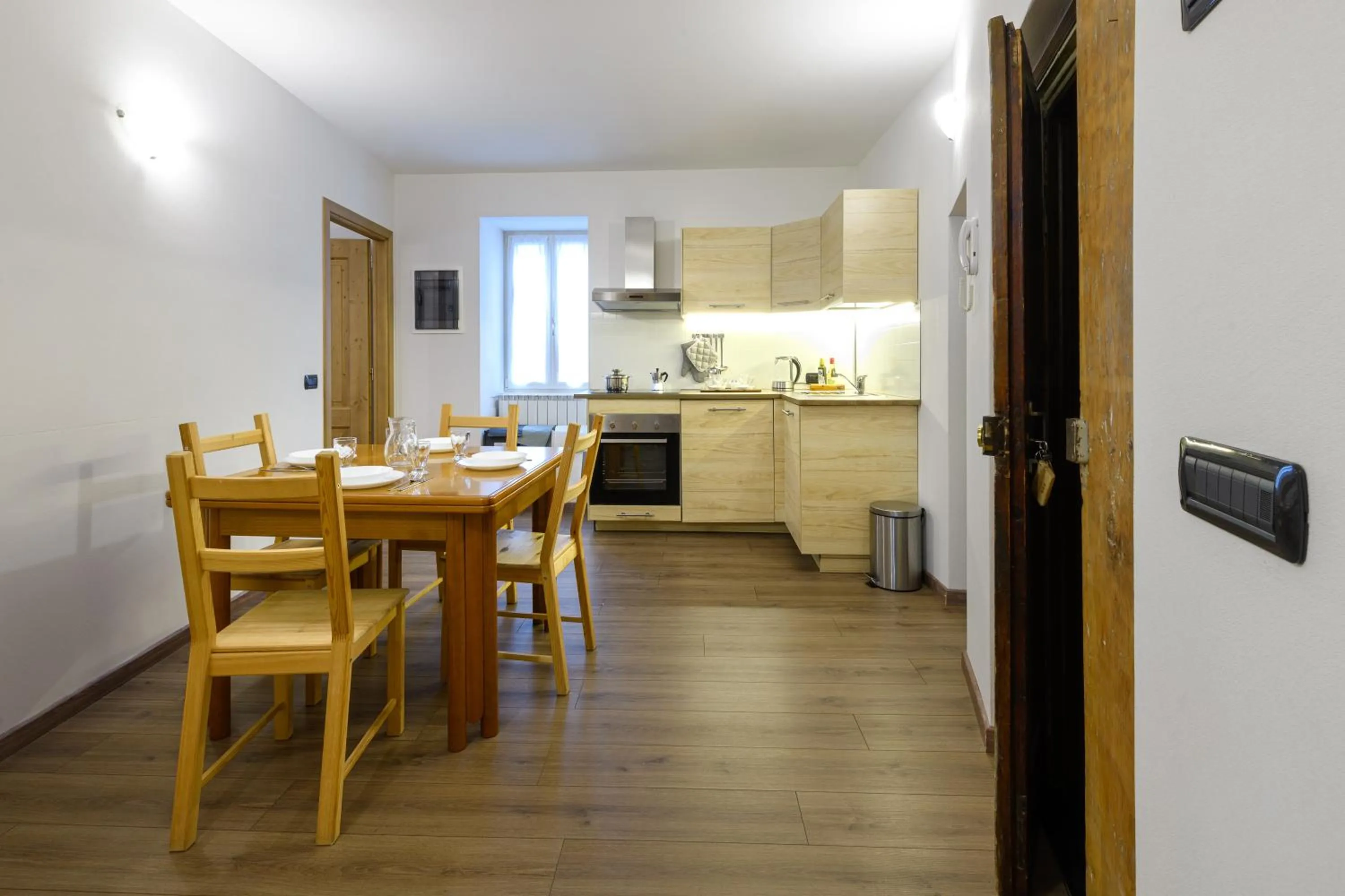 Kitchen or kitchenette in Hotel Garni Le Corti