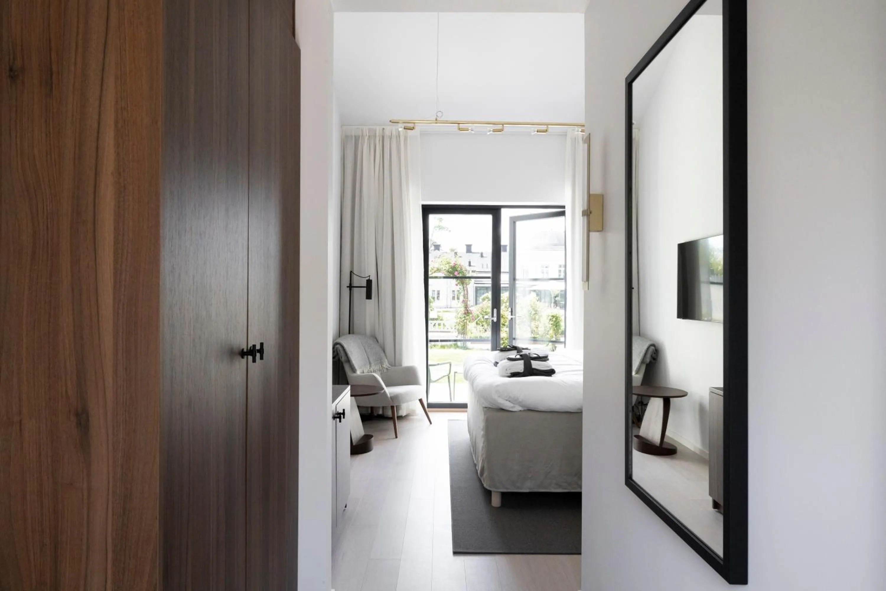 Bed in Gränsö Slott Hotel & Spa