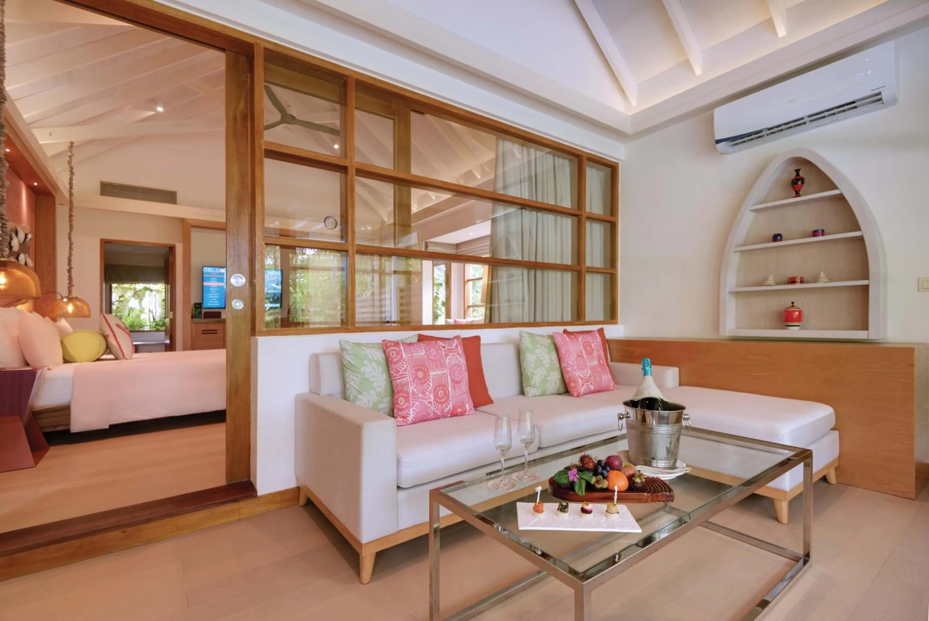 Living room in OBLU SELECT Sangeli - Premium All Inclusive with Free Transfers